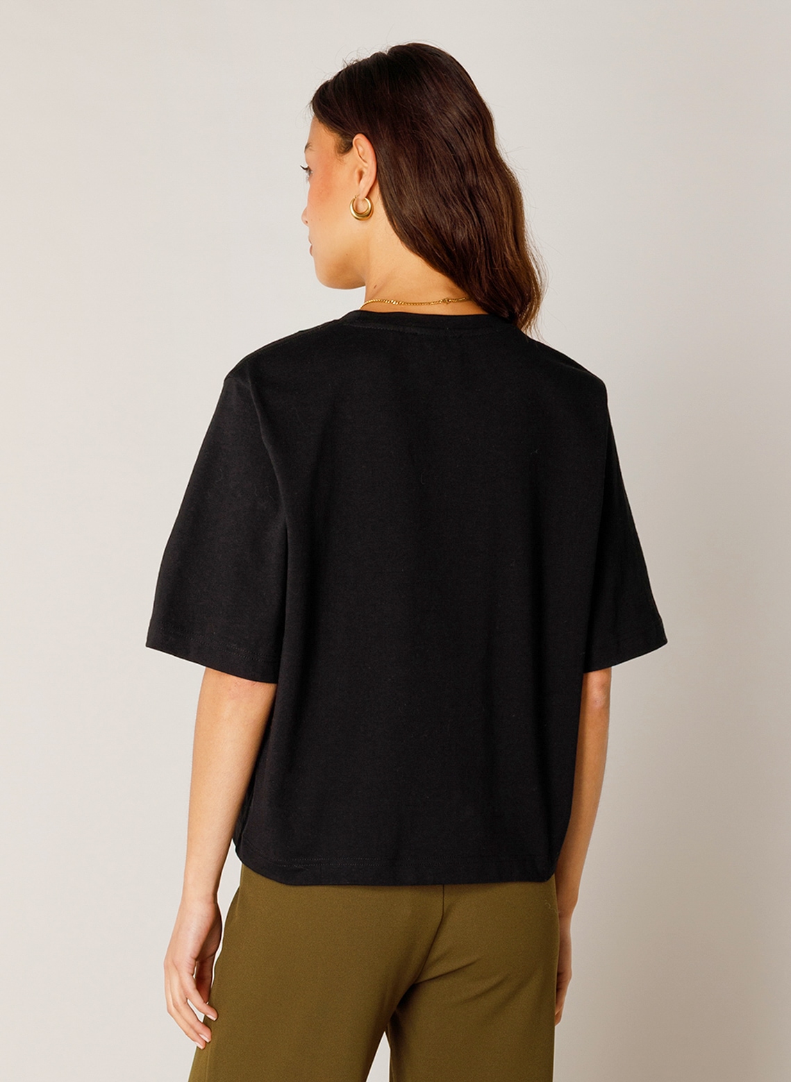 Base Level Rundhalsshirt »Noa« Sommershirt mit Halbarm
