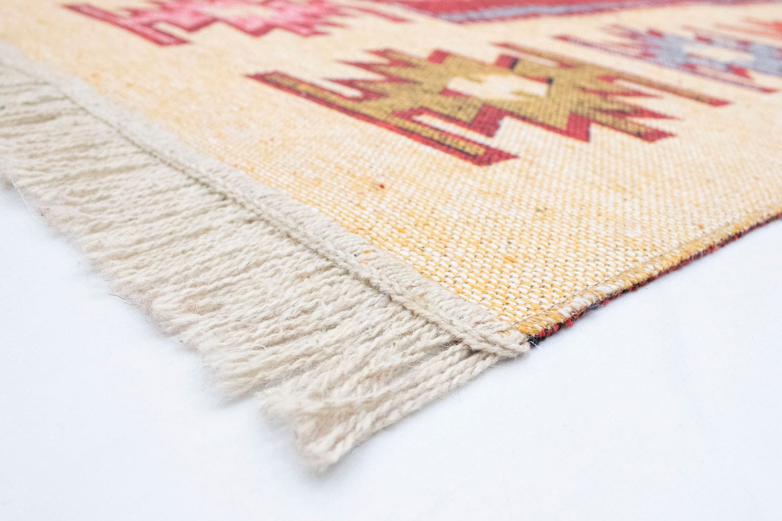 morgenland Wollteppich »Kelim Teppich - Trendy »Ariz« Rechteckig«, rechteckig, 0,5 mm Höhe, Flachgewebe
