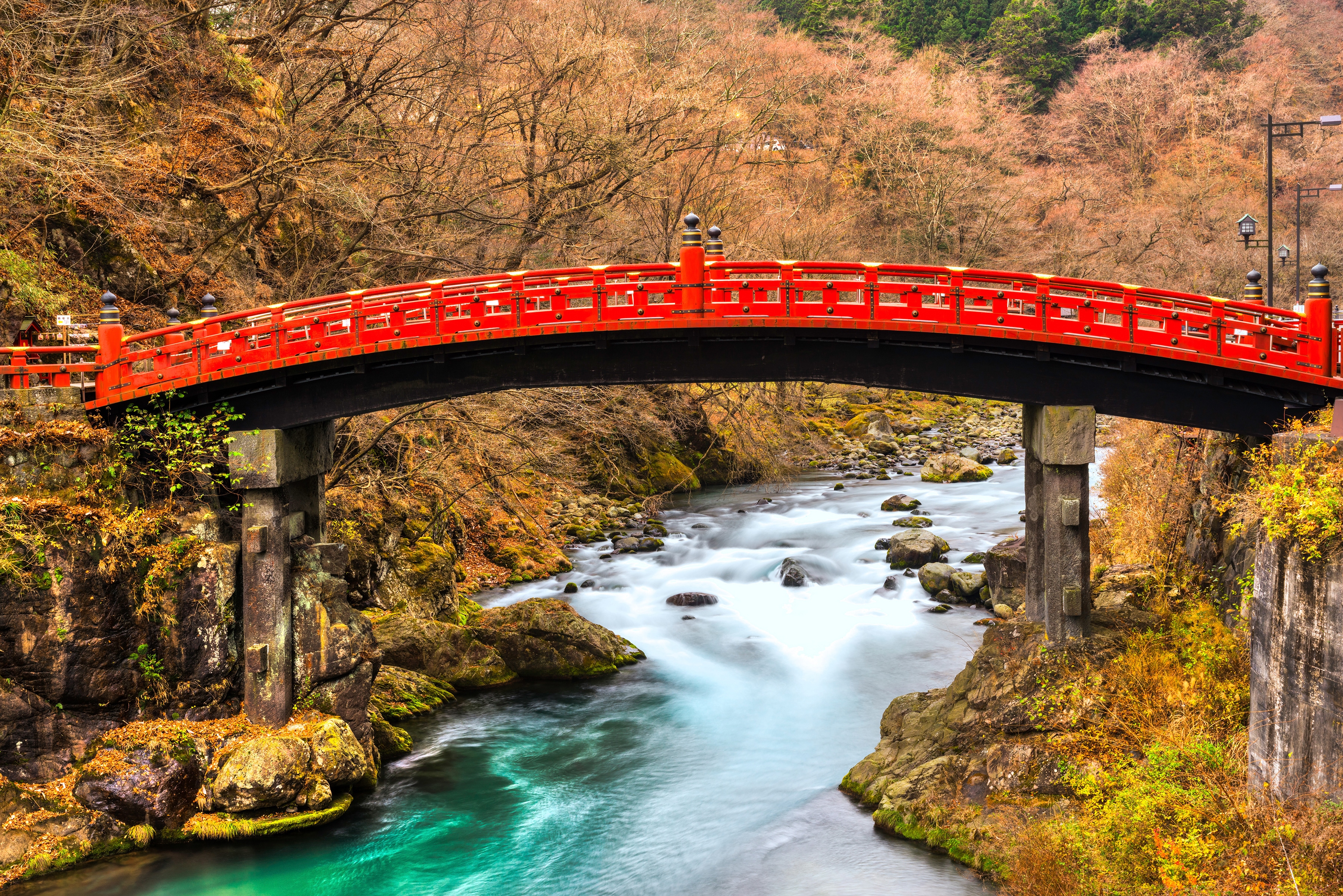 Papermoon Fototapete "Nikko Sacred Shinkyo Bridge" glatt