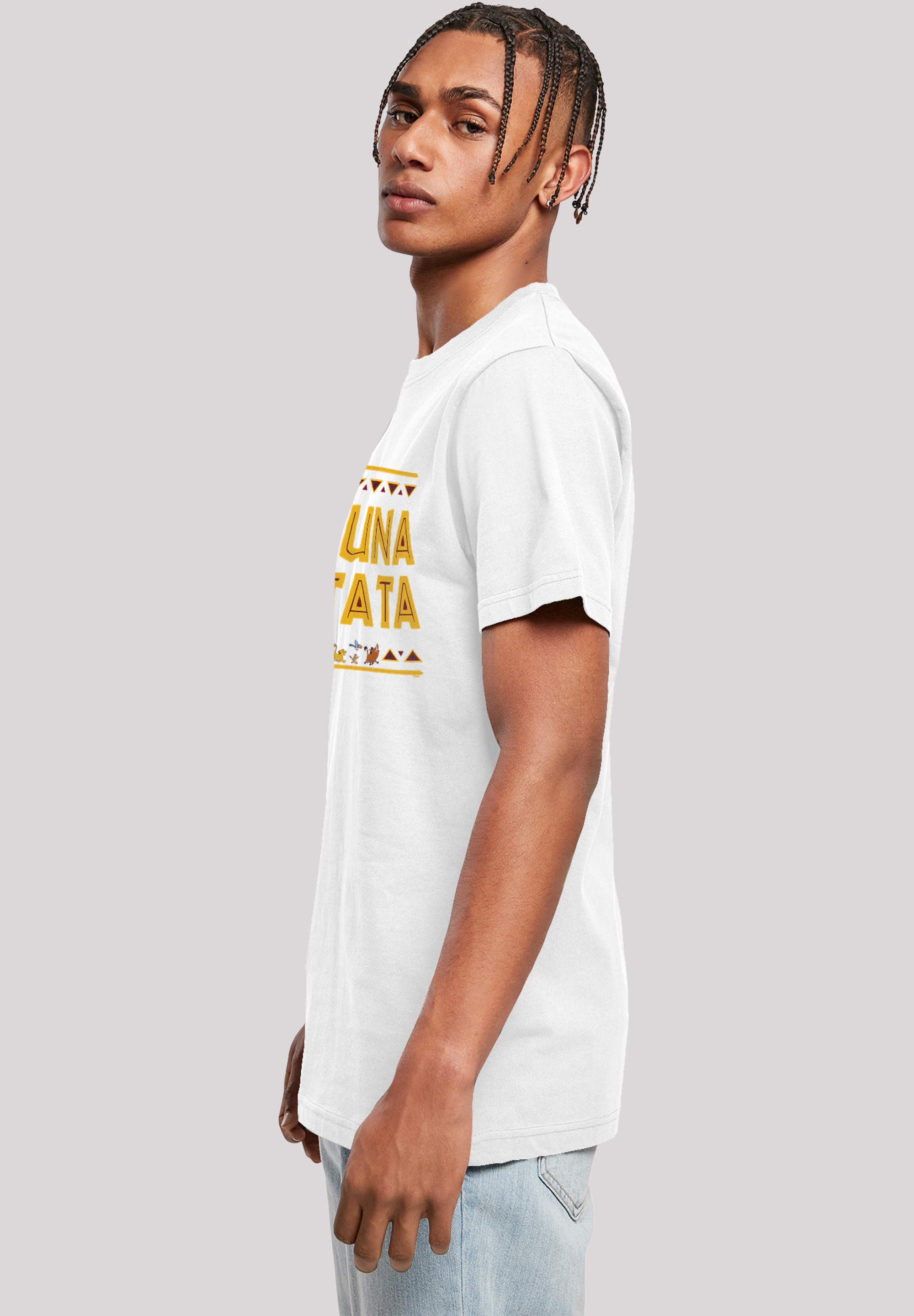 F4NT4STIC T-Shirt »Disney König der Löwen Hakuna Matata«, Herren,Premium Merch,Regular-Fit,Basic,Bedruckt