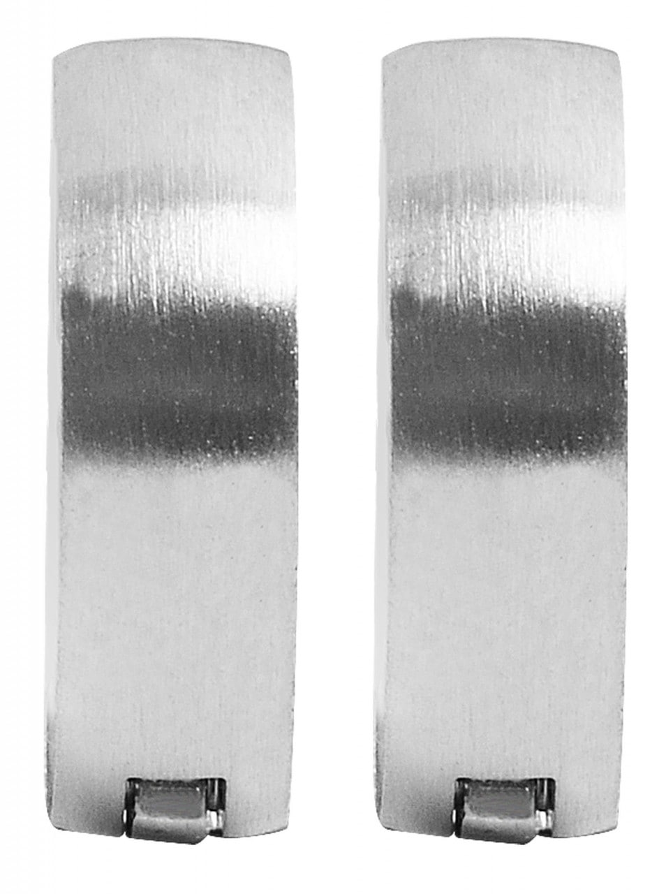 Adelia´s Paar Creolen »Neuheit 2025 - Damen Creolen aus mattem Edelstahl Ø 10 mm«