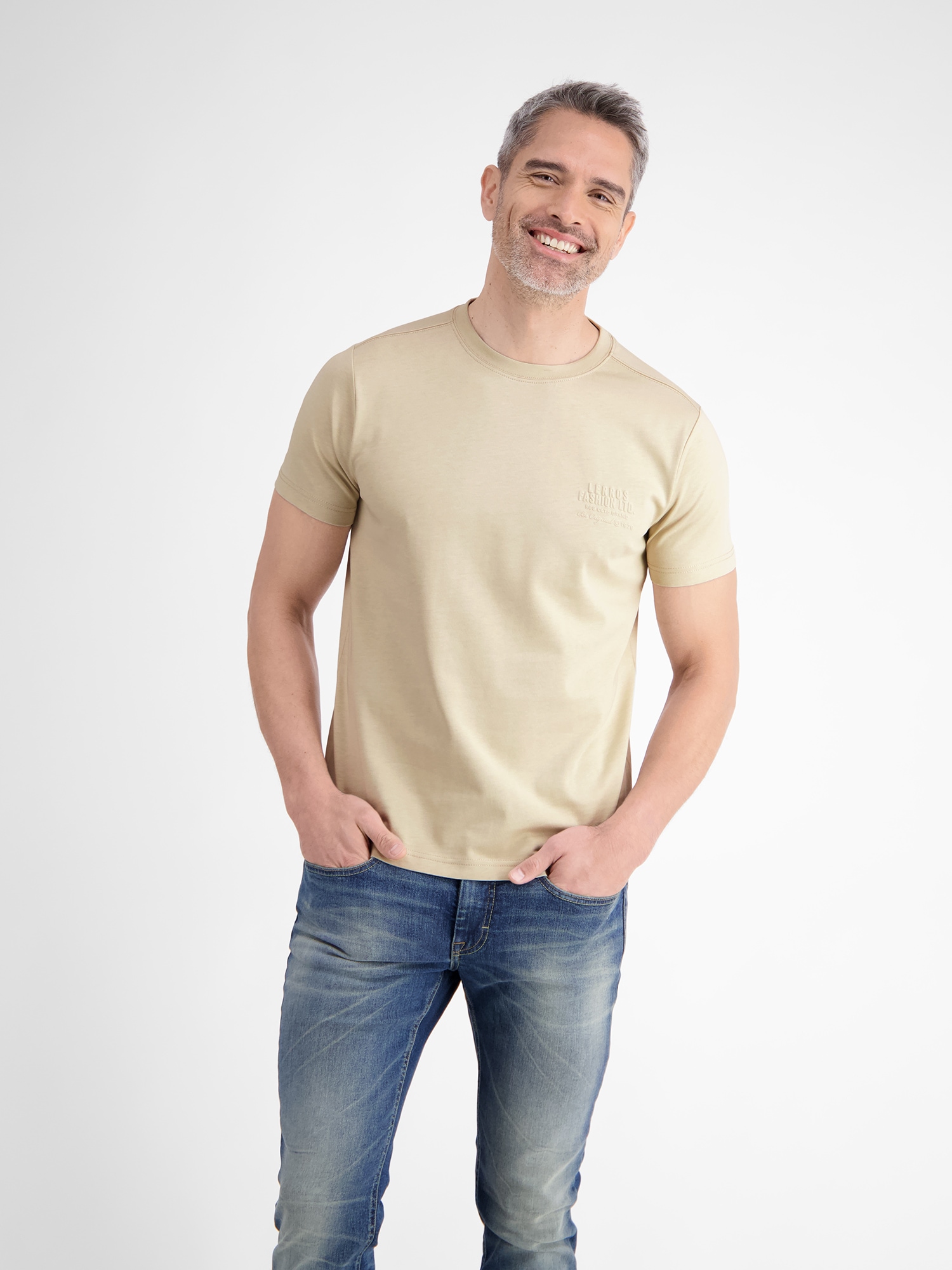 LERROS T-Shirt "LERROS Herren T-Shirt in weicher Jerseyqualität" günstig online kaufen