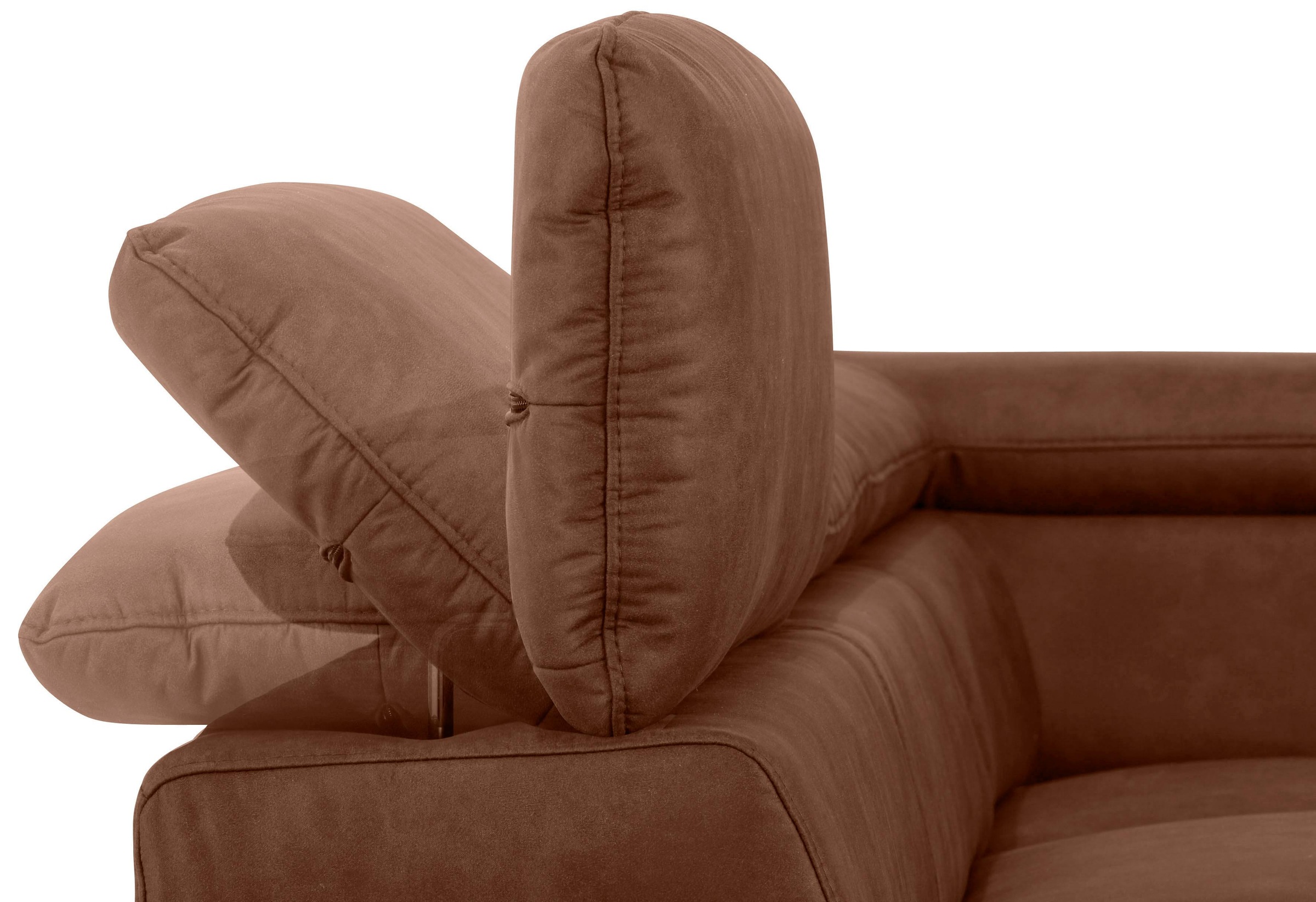 Home affaire Ecksofa »Alberto L-Form«, mit Kopfteilverstellung, wahlweise mit Bettfunktion