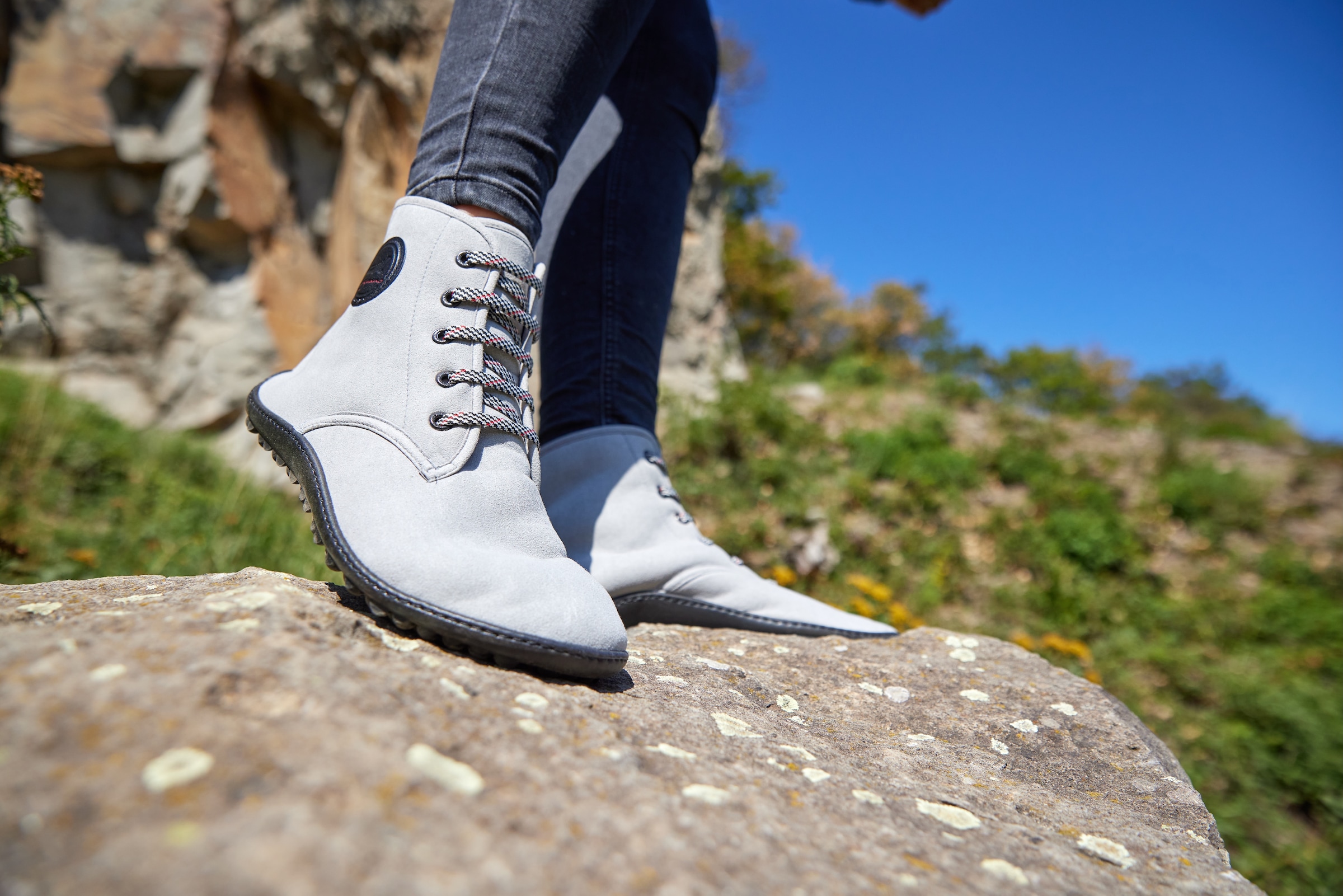 Leguano Barfußschuh »CHESTER LIGHT«, Bequemschuh, Komfortschuh, Flats, Schnürboots, Made in Germany