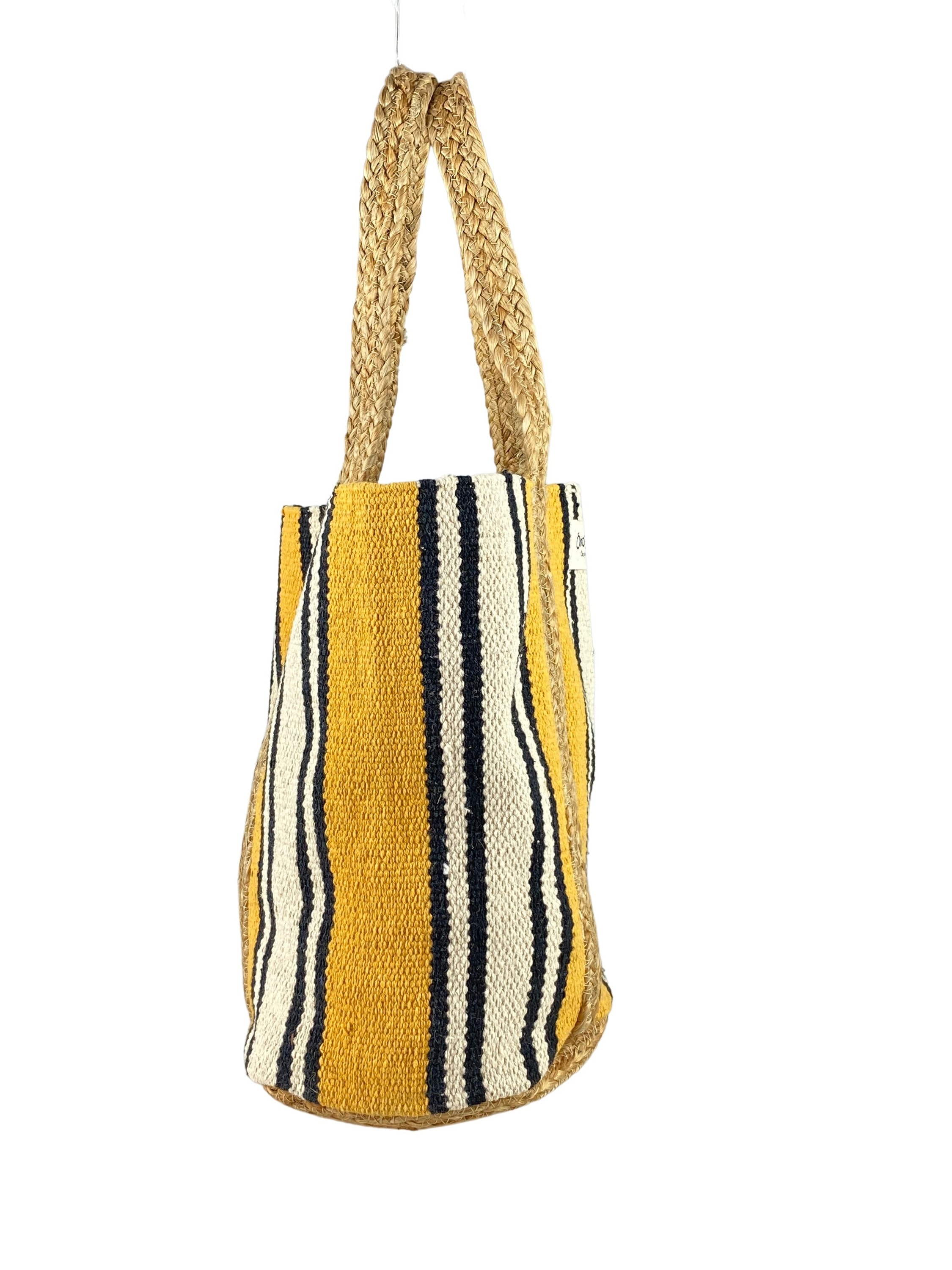ÖkoBella Schultertasche »Stripes«, aus 100% Naturmaterial