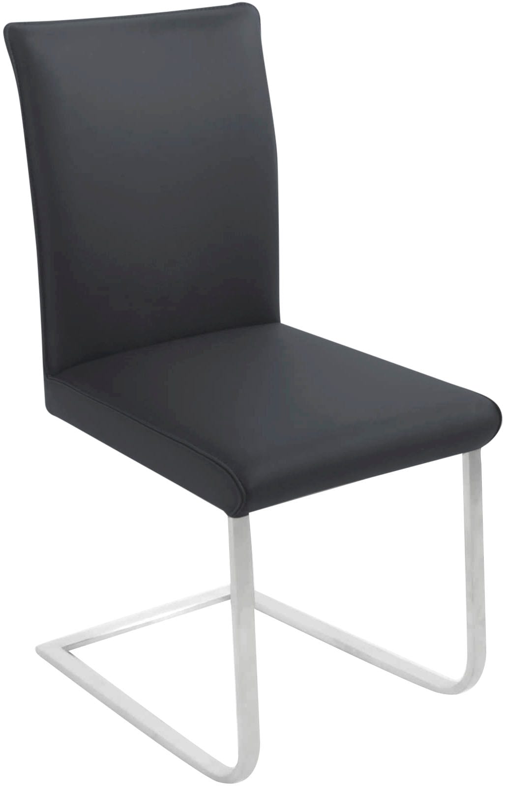 K+W Komfort & Wohnen Freischwinger "Santos III" () mit Sattlernaht, Gestell günstig online kaufen