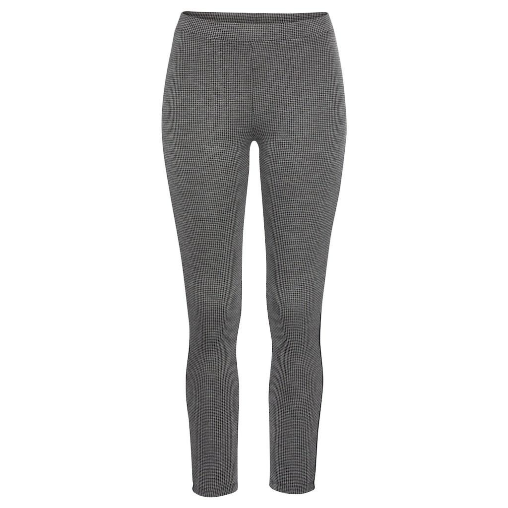 LASCANA Leggings, mit Pepita Muster