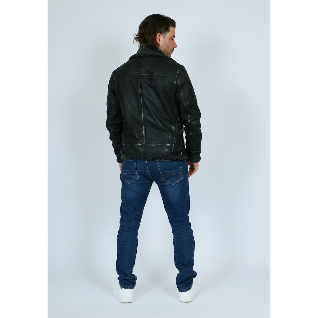 Freaky Nation Lederjacke »Pilot Boy-FN«