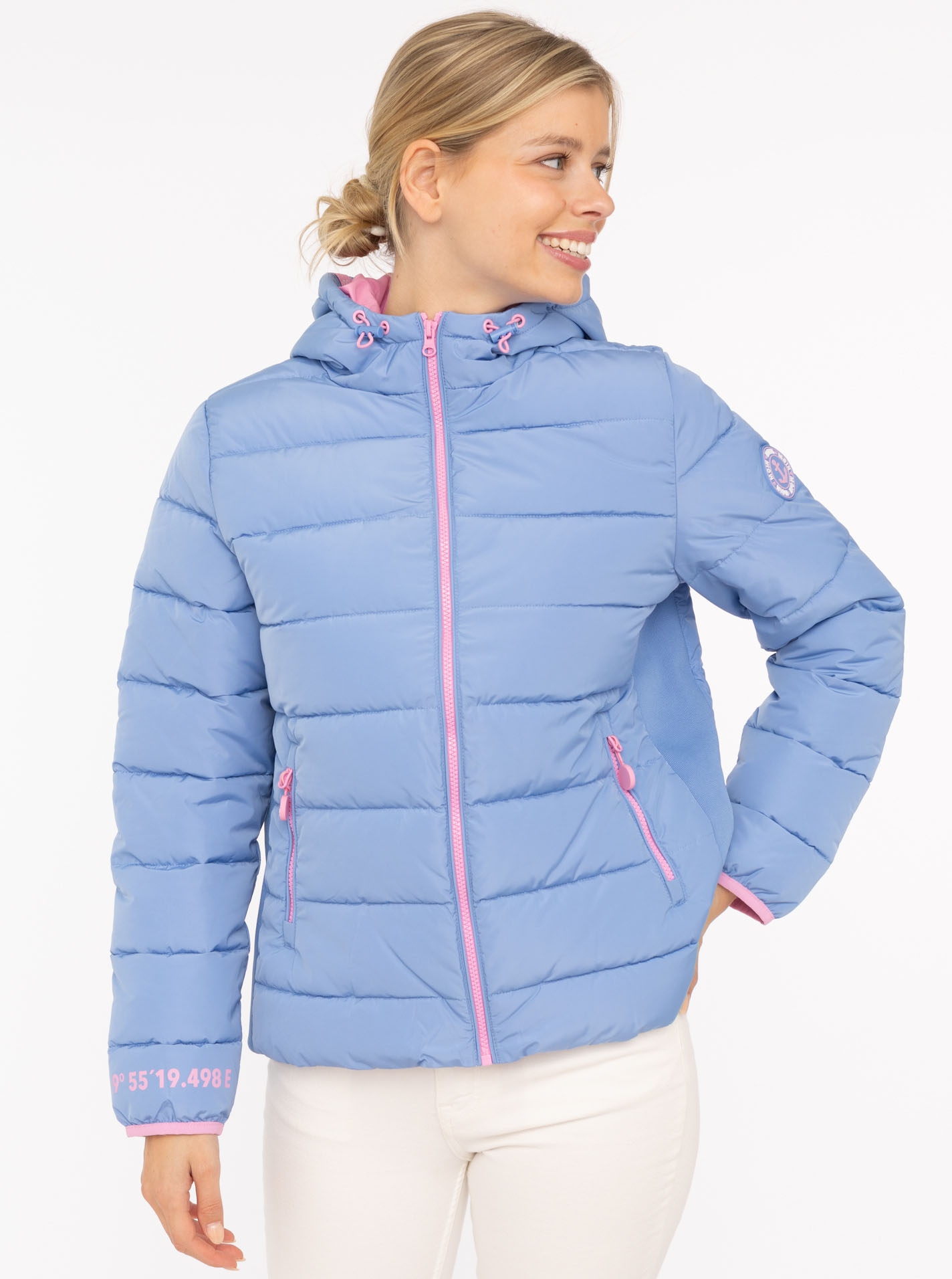 Zwillingsherz Steppjacke ""Moin Moin"", mit Kapuze, Kapuze, wärmend, Kontra günstig online kaufen