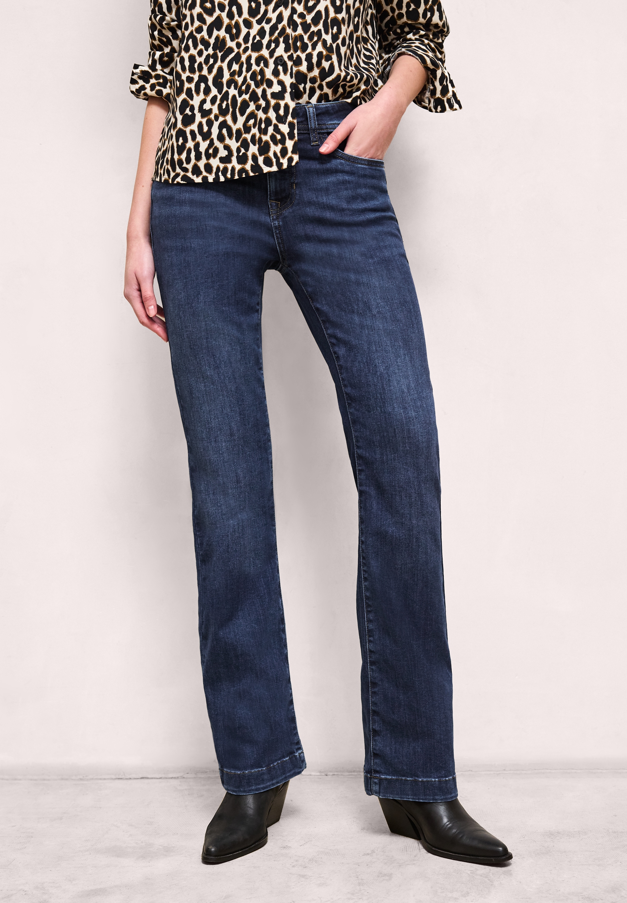 STREET ONE STUDIO Slim-fit-Jeans Middle Waist
