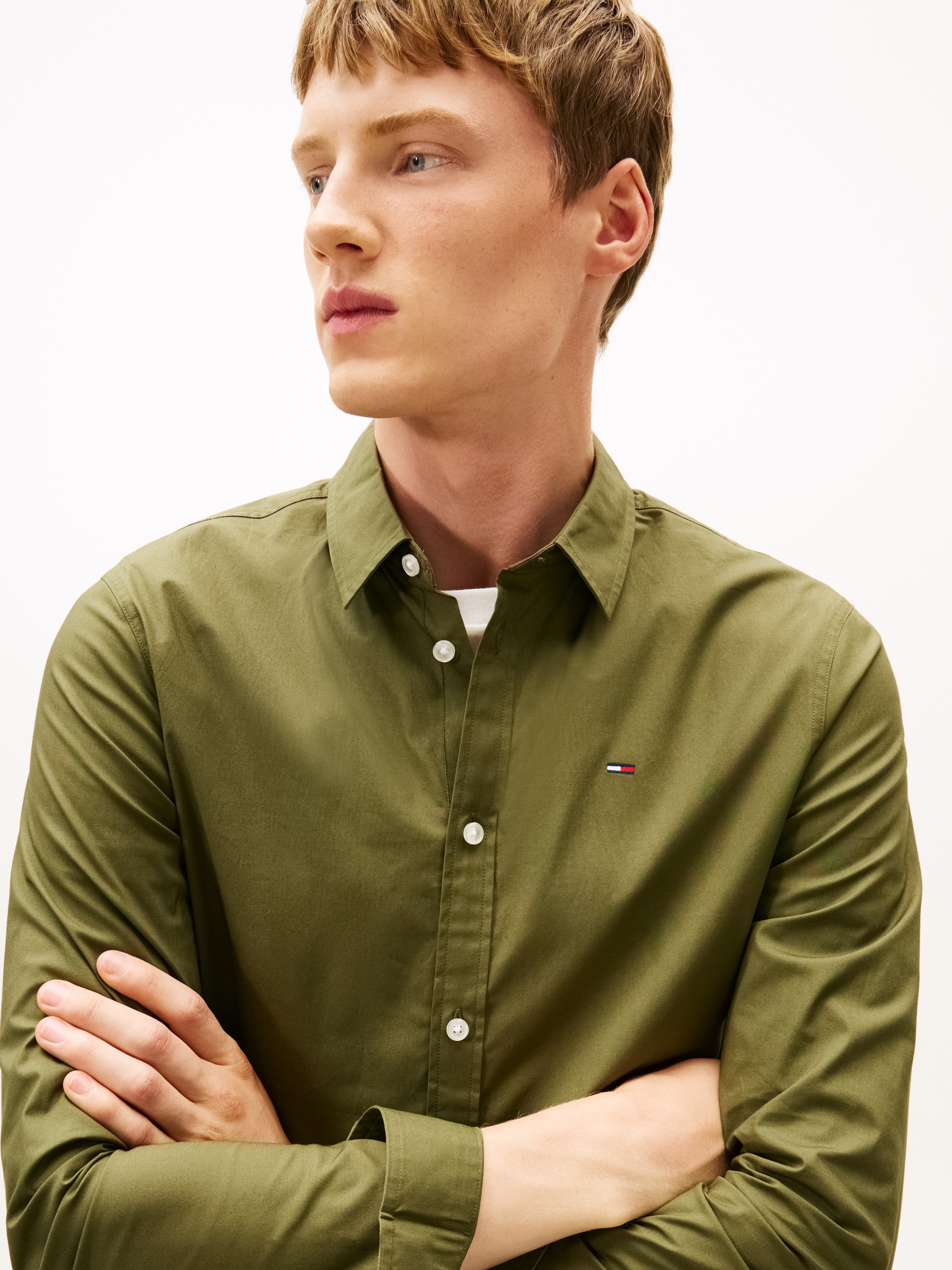 Tommy Jeans Langarmhemd "Sabim Stretch Hemd Shirt" günstig online kaufen