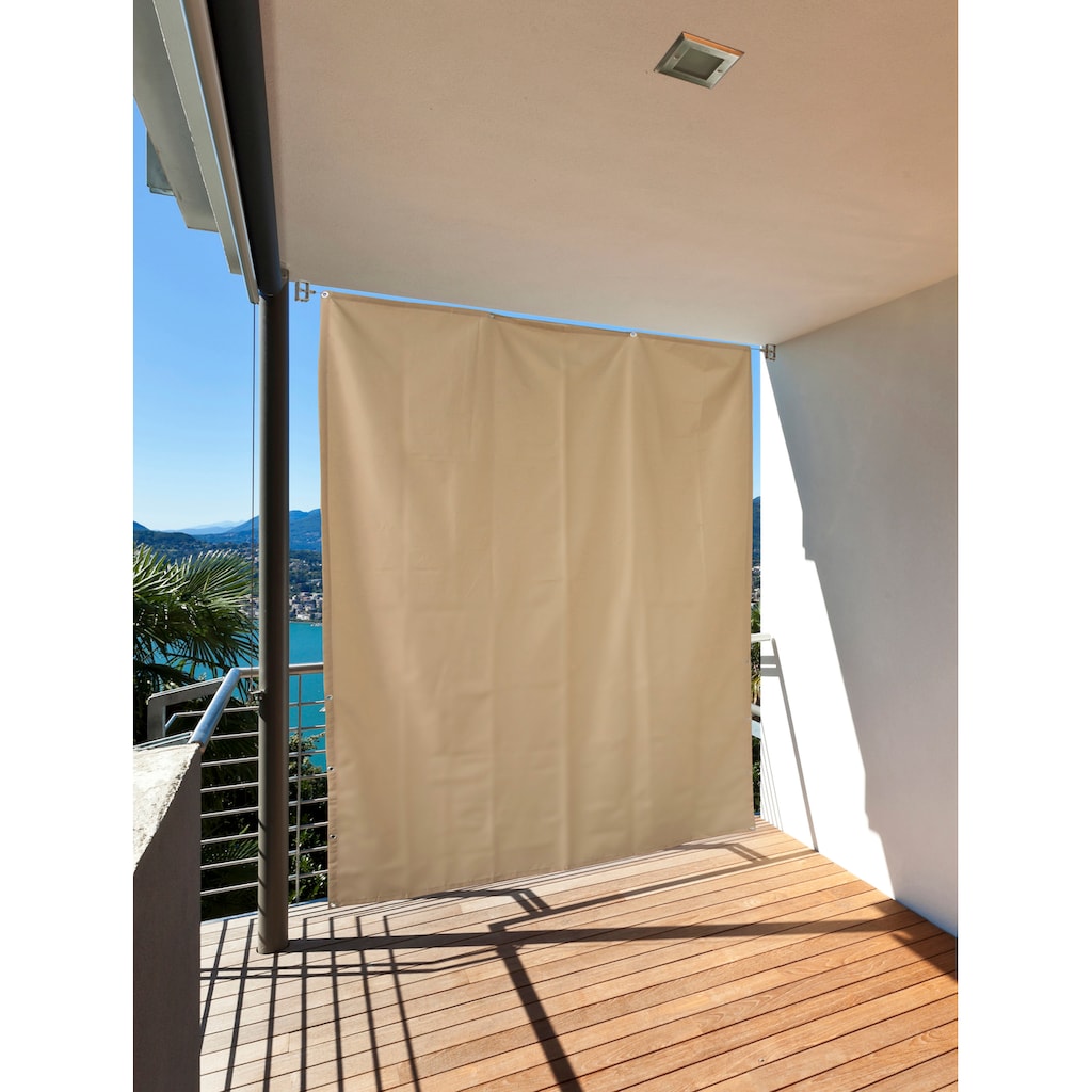 hecht international Senkrechtmarkise, BxH: 140x230 cm, beige