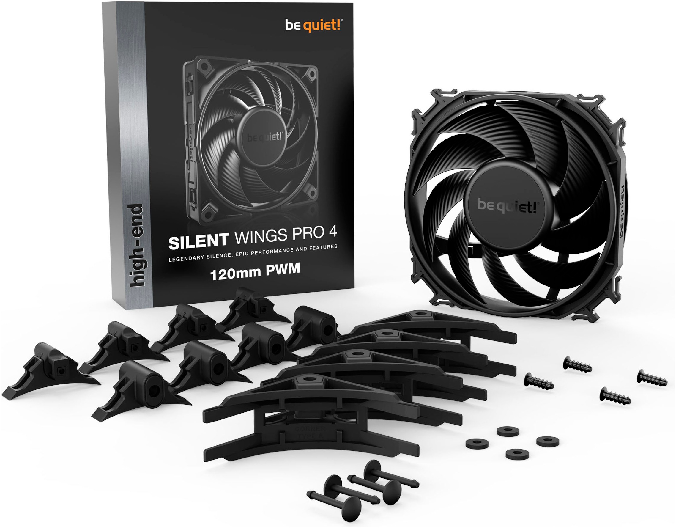 be quiet! Gehäuselüfter »SILENT WINGS PRO 4  120mm PWM«