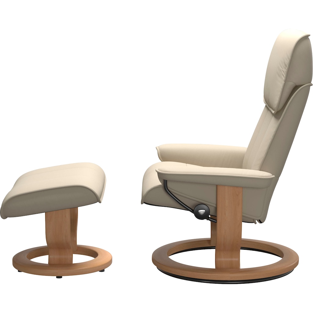 Stressless® Relaxsessel »Admiral«, (Set, Relaxsessel inkl. Hocker)