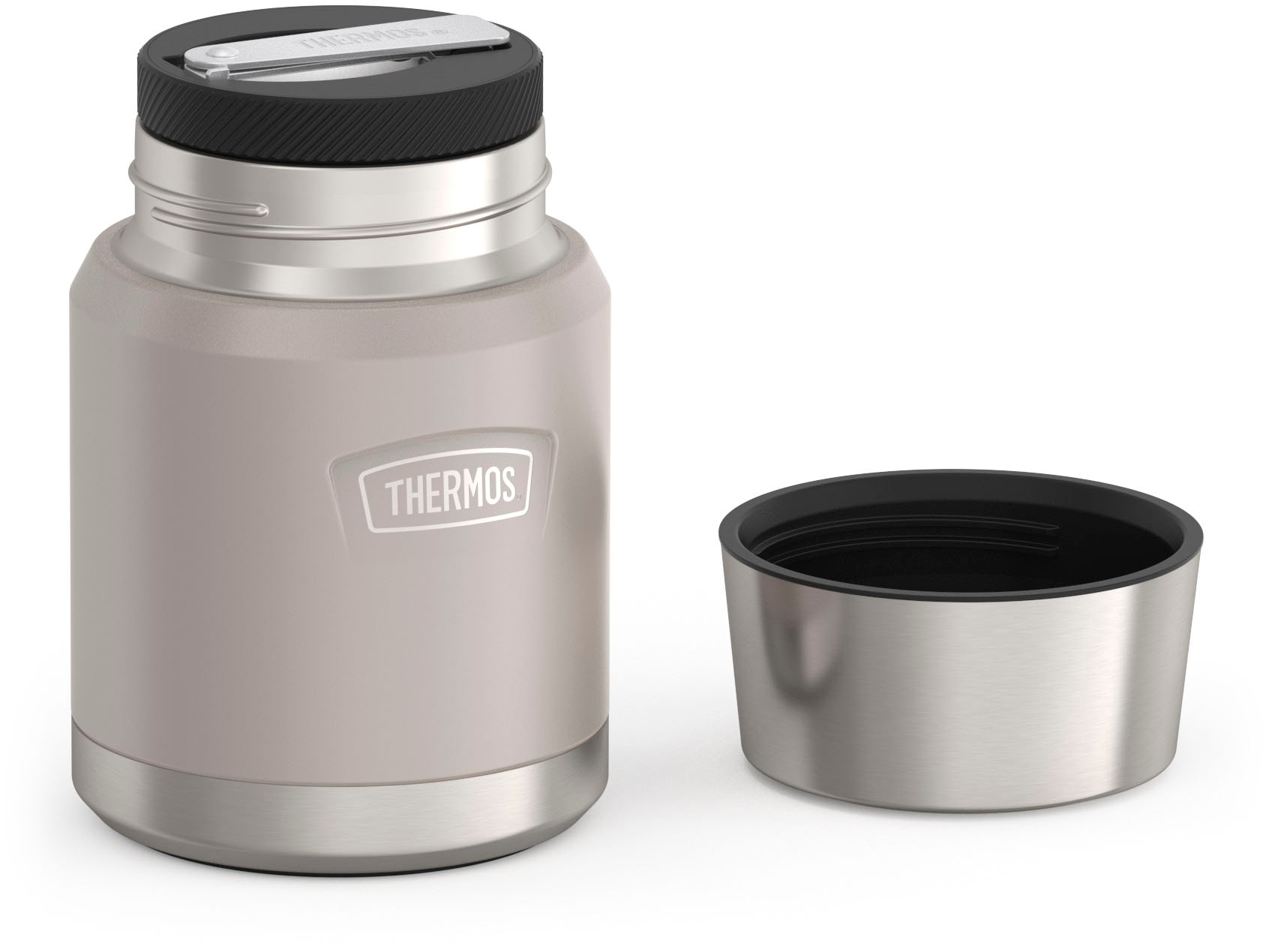 THERMOS Thermobehälter »ICON FOOD JAR, Thermobehälter für Essen, spülmaschinenfest«, (1 tlg.), 0,47l, 10h heiß & 24h kalt, dicht & auslaufsicher, mit Löffel