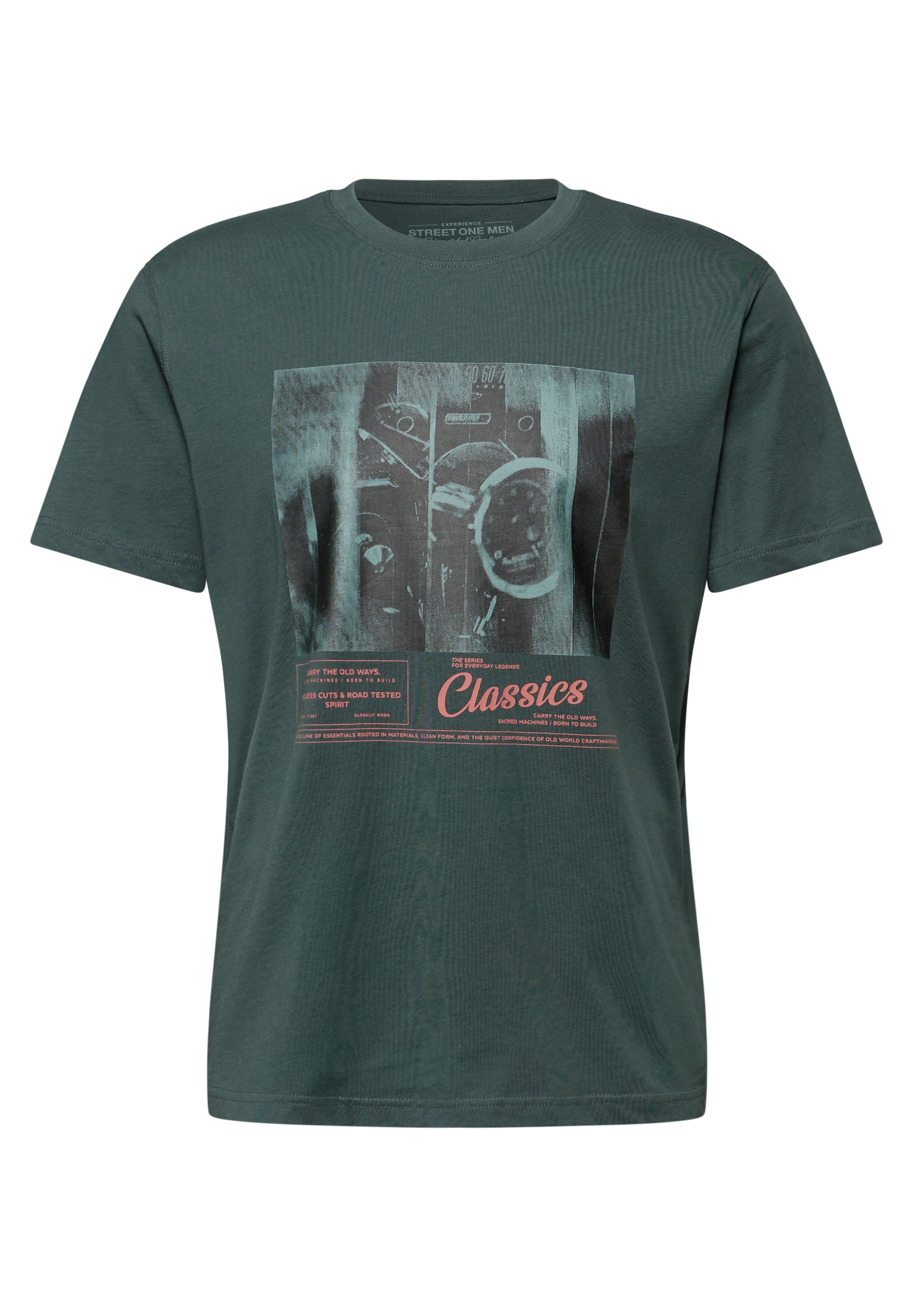 STREET ONE MEN T-Shirt aus reiner Baumwolle