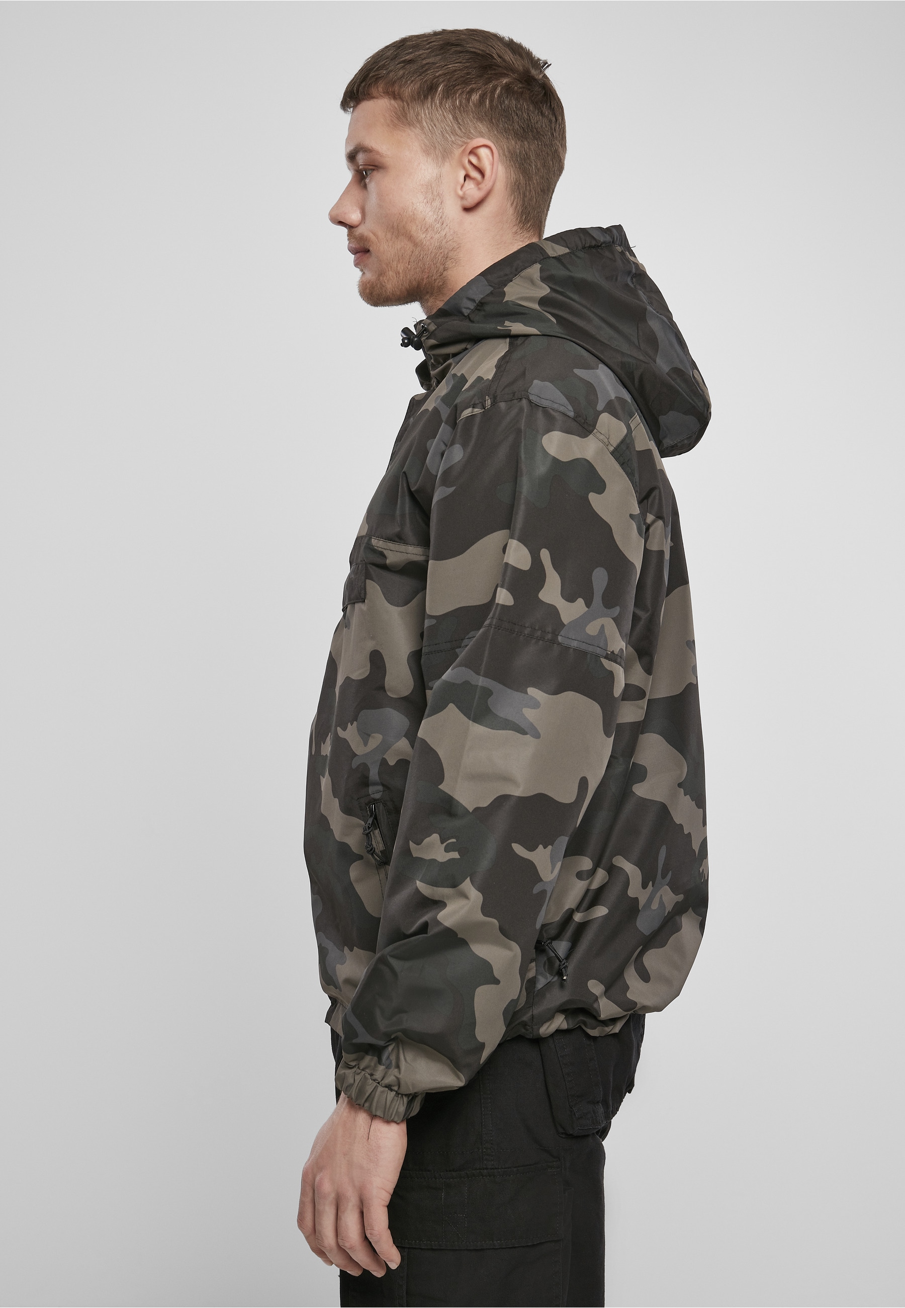 Brandit Allwetterjacke »Brandit Herren Summer Pull Over Jacket« 1 Stk. tlg. mit Kapuze