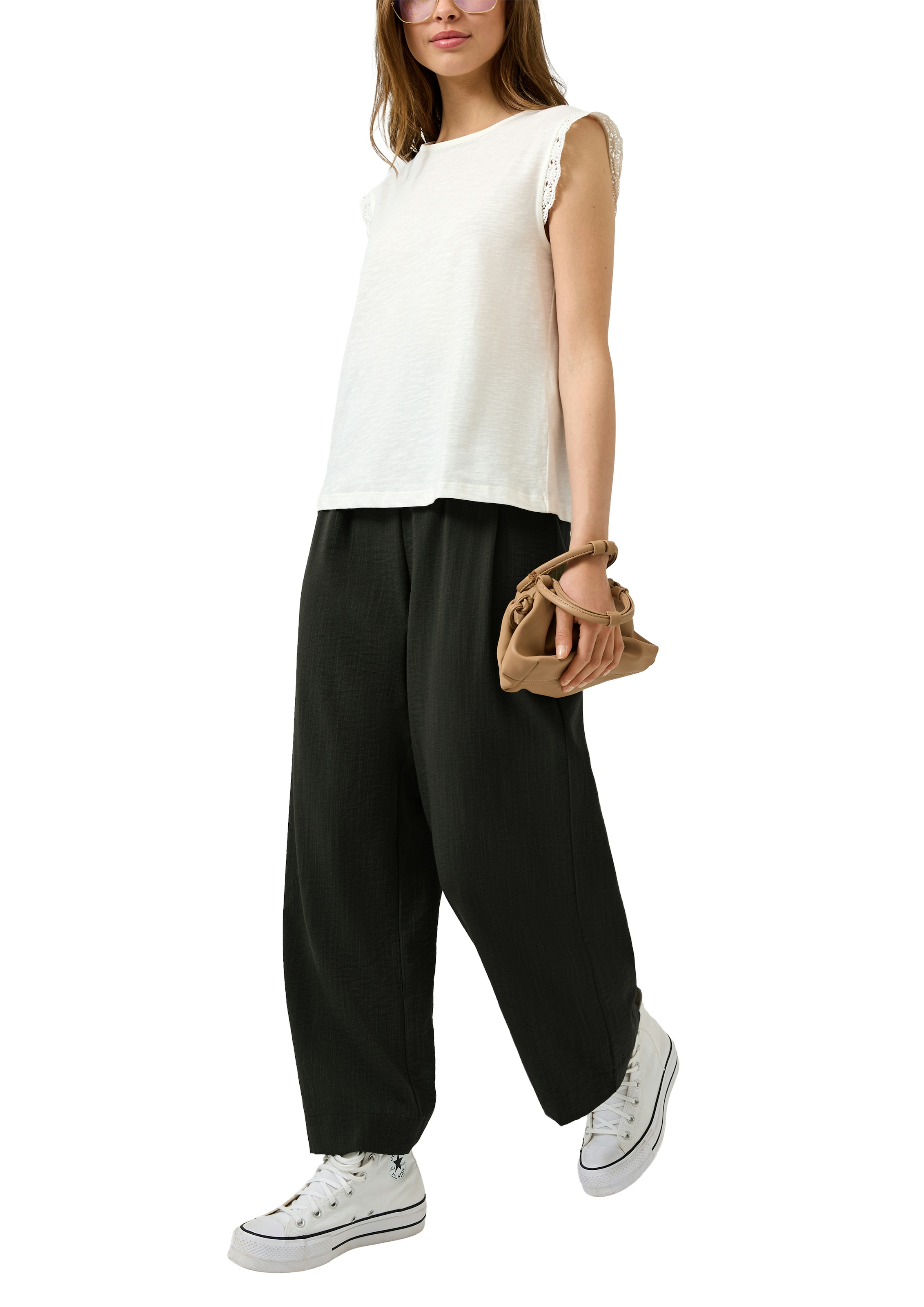 QS Webhose  weites Bein mit Gummzug am Bund