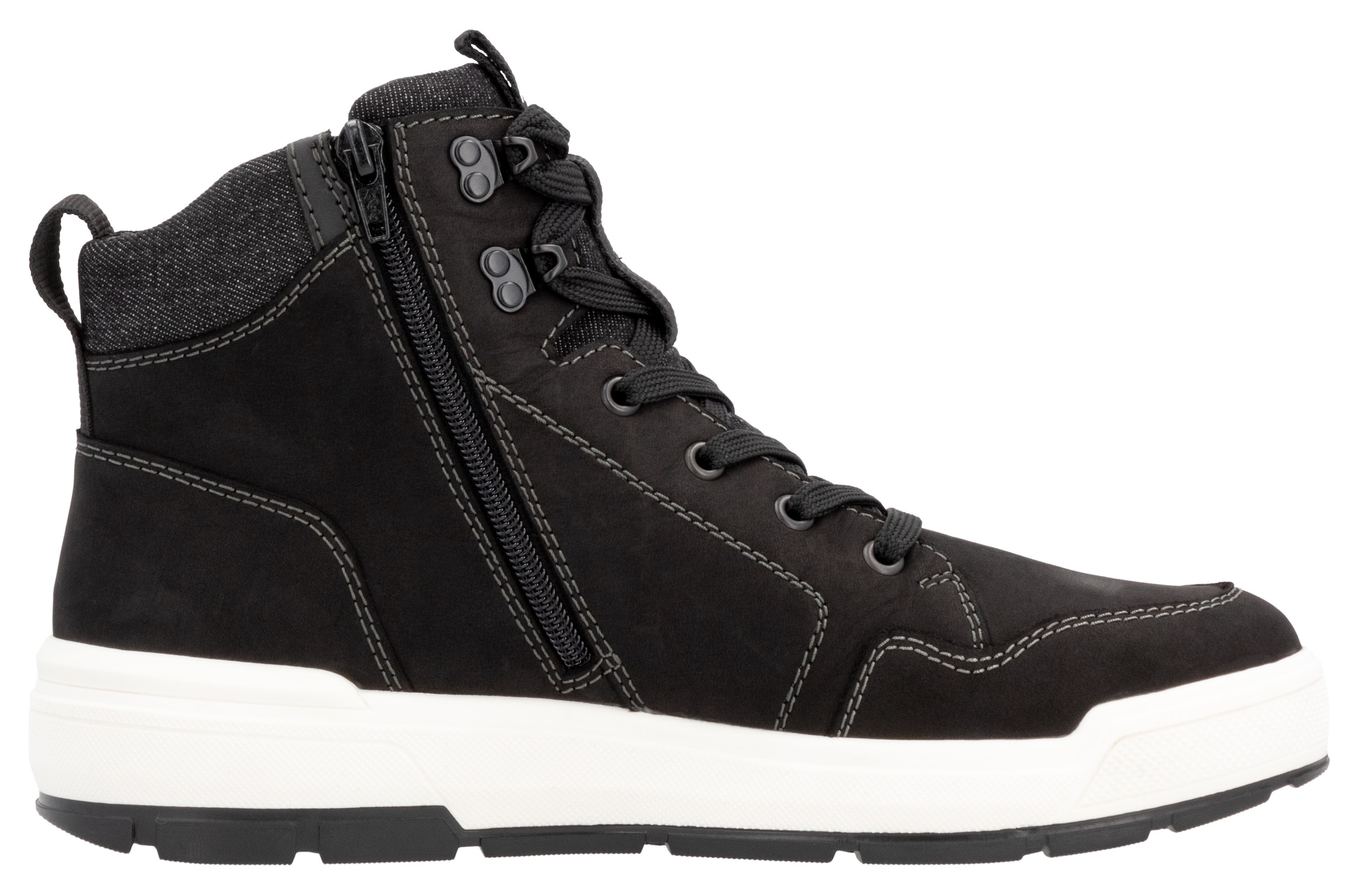 Rieker EVOLUTION Schnürboots, Winterboots, Schnürboots, High-Top Sneaker mit Soft-Innensohle