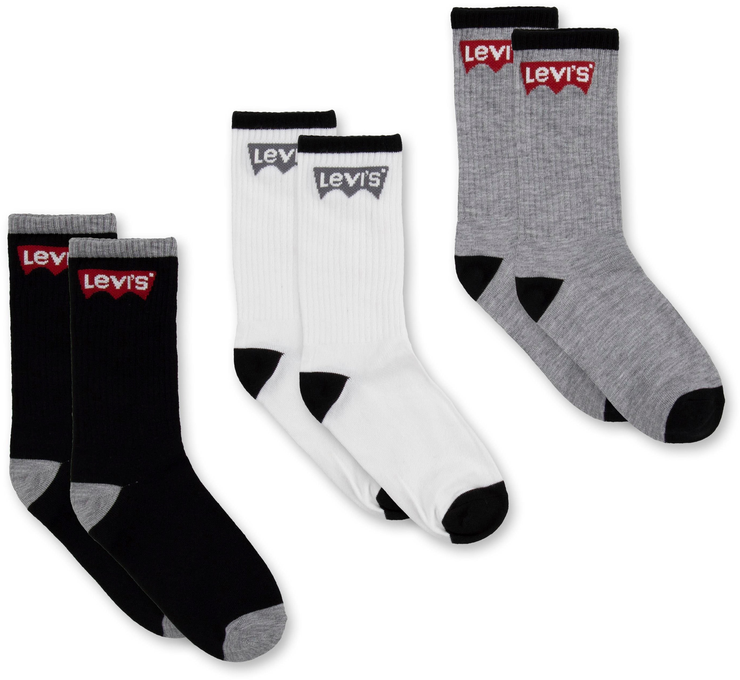 Levis Kids Socken "BATWING REGULAR CUT 3PK" 3 Stk. tlg. for BOYS günstig online kaufen