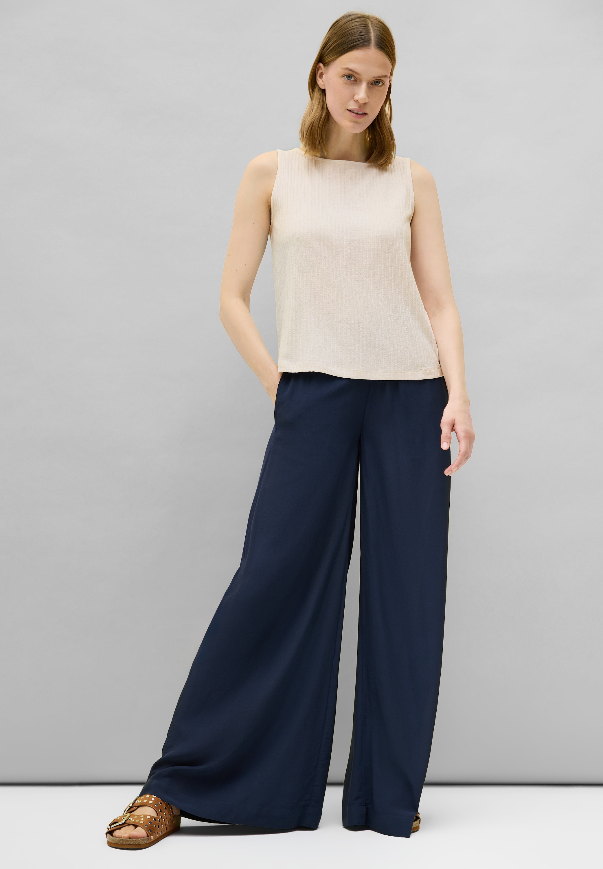 Cecil Ripptanktop, aus elastischem Materialmix