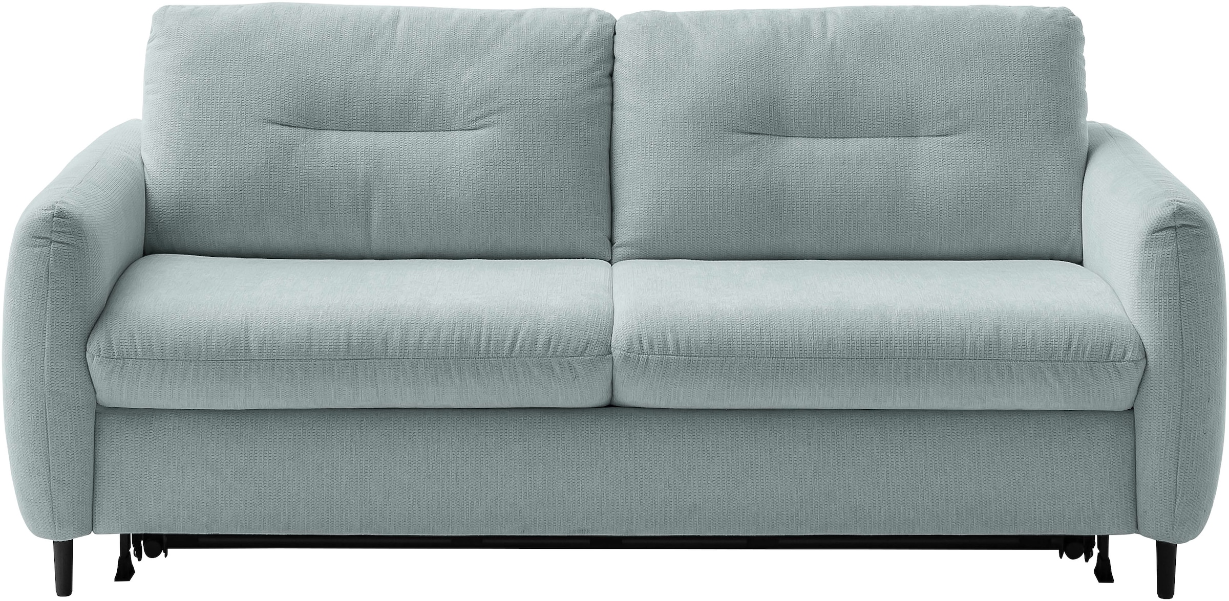 Home affaire 2-Sitzer "Clevina, Dauer-Schlafsofa mit Kaltschaummatratze, Breite 176 cm" Sofa & Bett in einem – kinderleicht ausklappbar & freistellbar im Raum