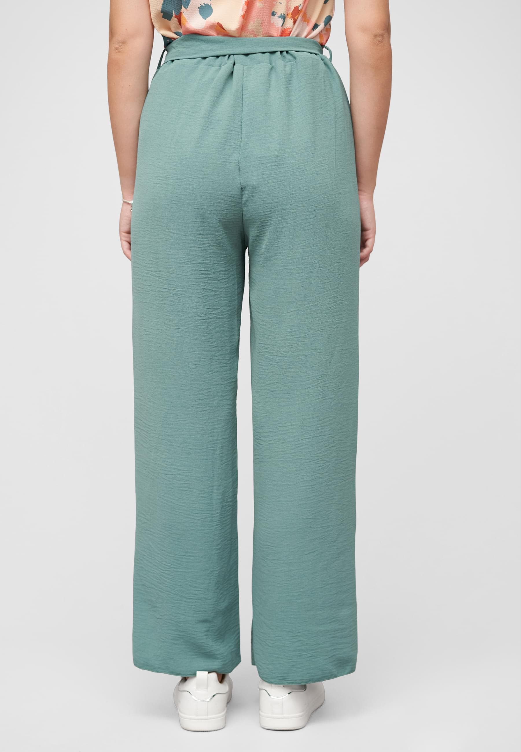 CLOUD 5IVE Stoffhose »CLOUD 5IVE Sommerhose mit seitlich. Schlitzen und Bindegürtel«, (1 tlg.)