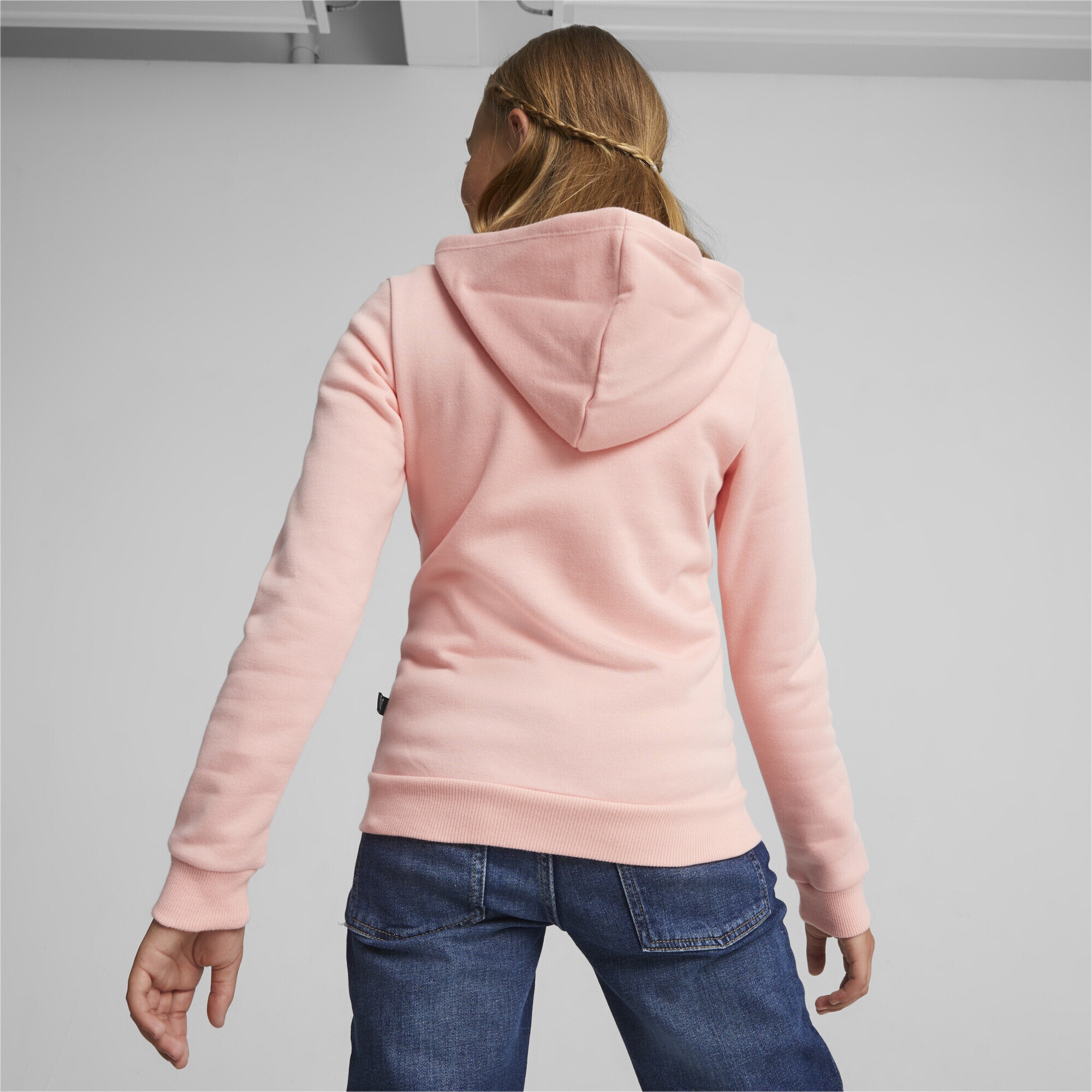 PUMA Sweatshirt »Essentials+ Logo Reißverschluss-Hoodie Jugendliche«