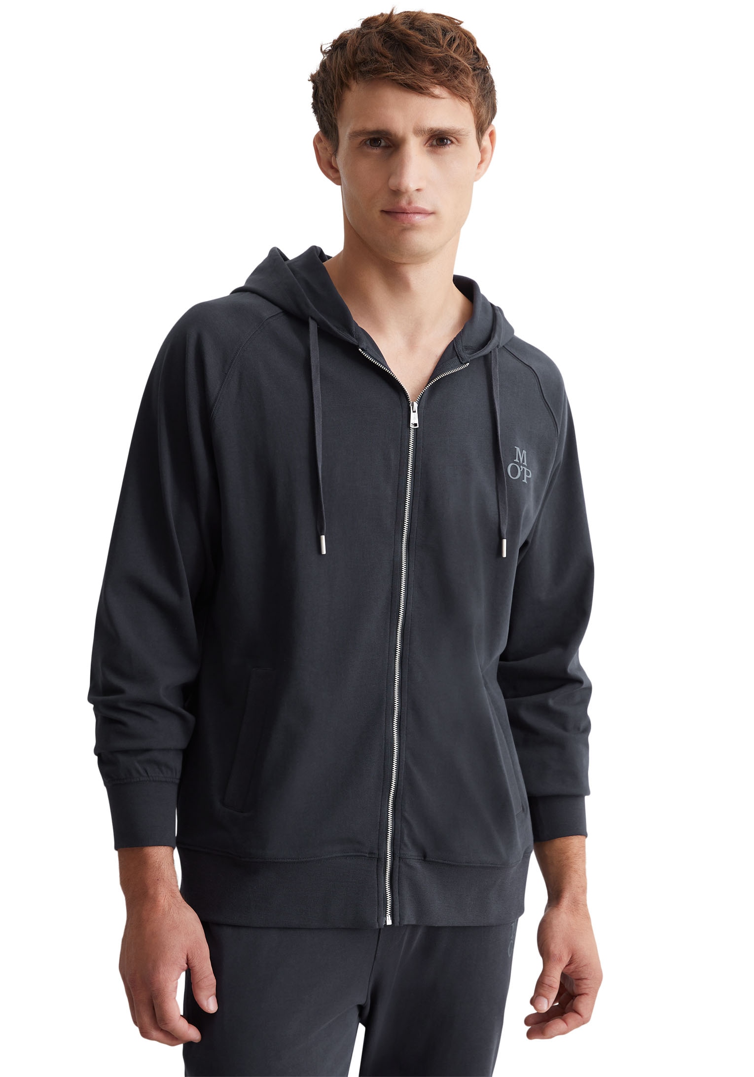 Marc OPolo Sweatjacke, mit dezentem Logodruck