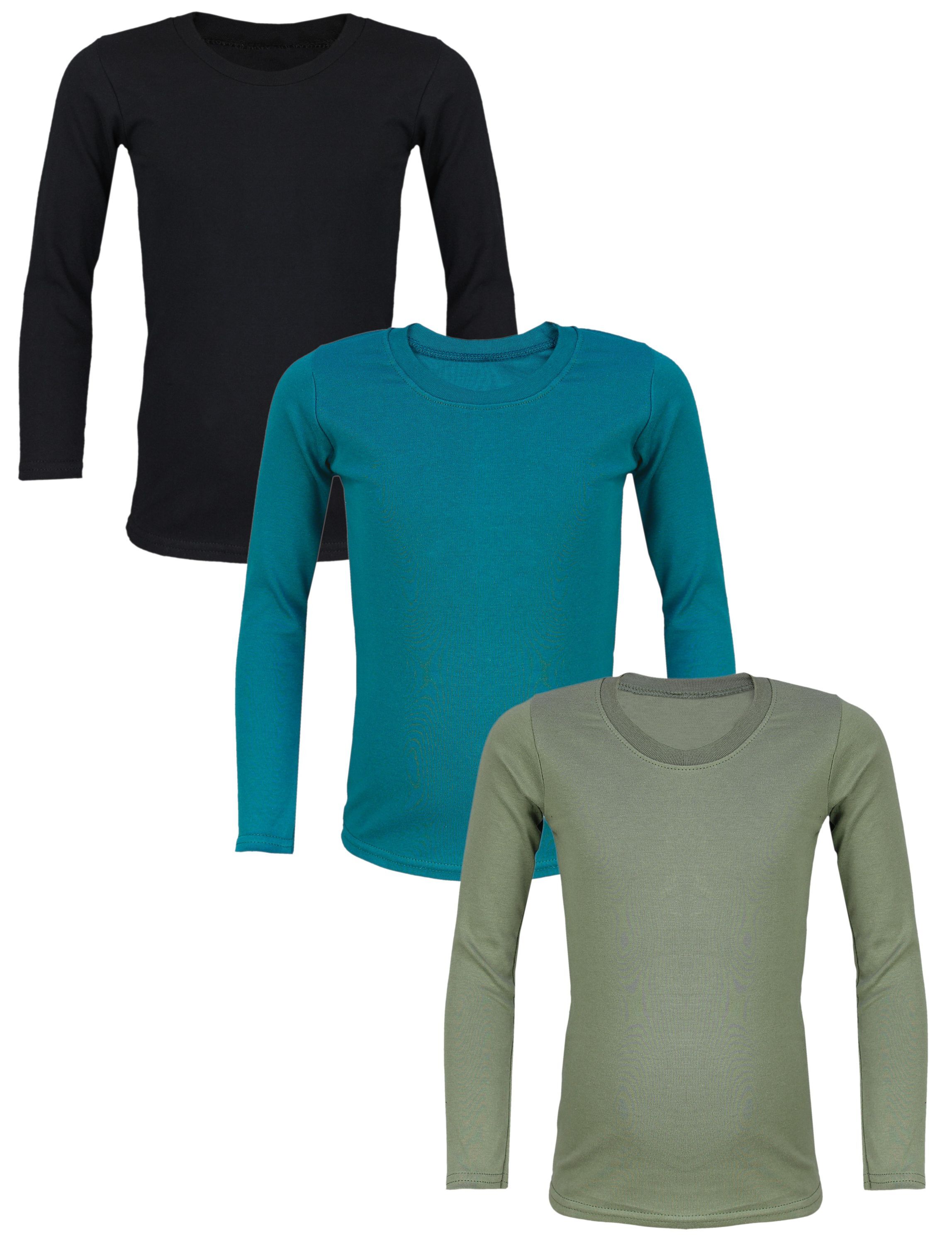 TupTam Unterhemd "Unterhemd Kinder Unisex Unterhemd Langarm 3er Pack"