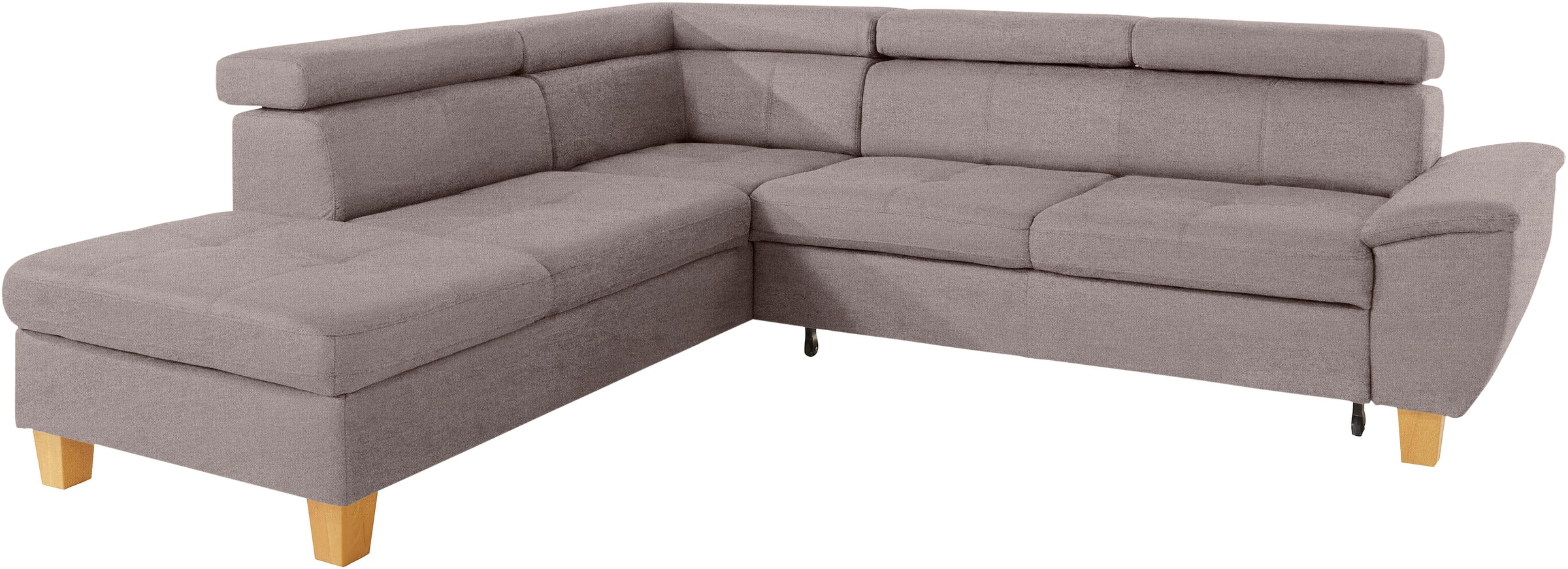 exxpo - sofa fashion Ecksofa "Enya, hoher Sitzkomfort, Breite 266cm, bequem günstig online kaufen
