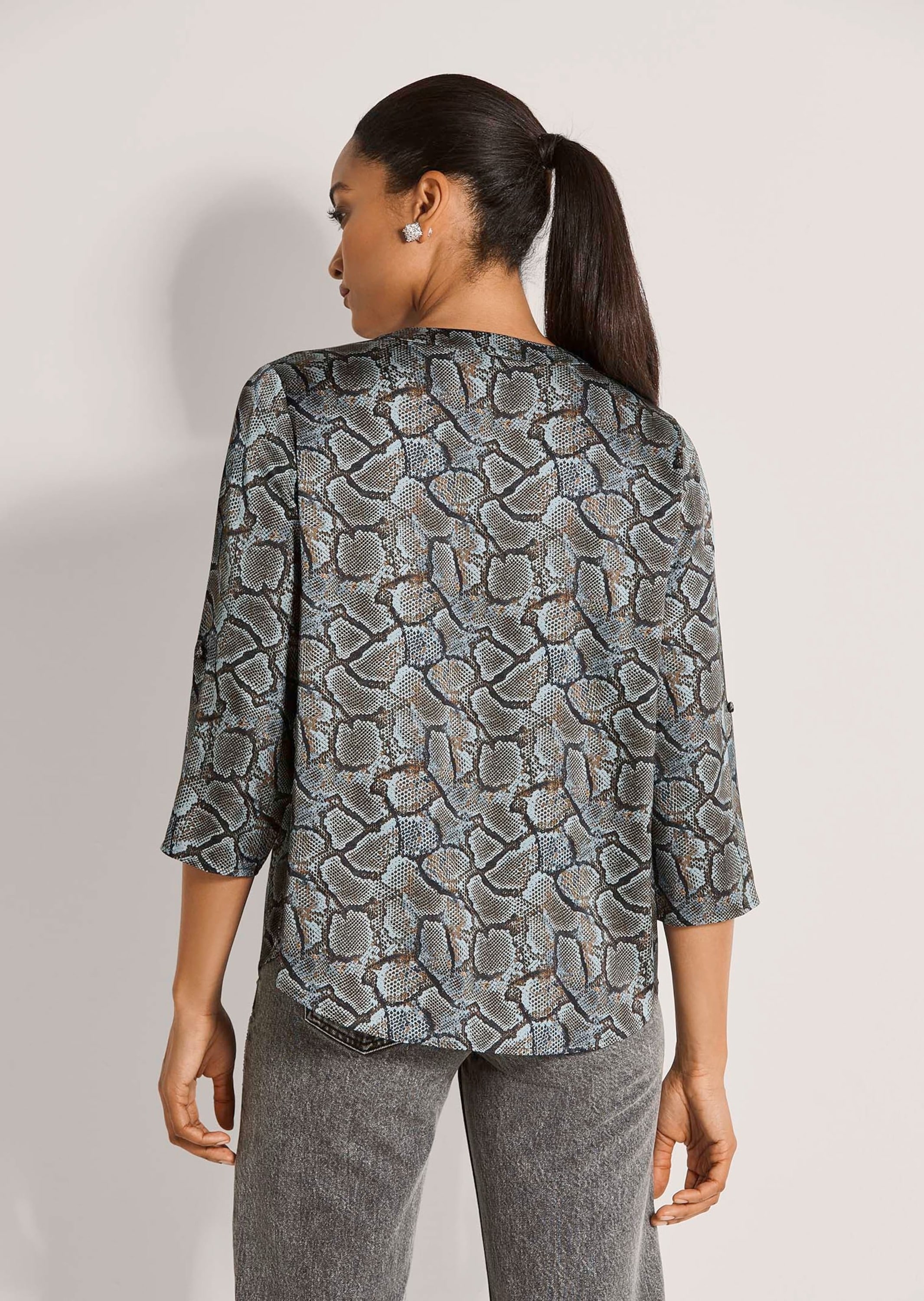 MADELEINE Tunika »Bluse Tunikabluse mit Schlangenprint«