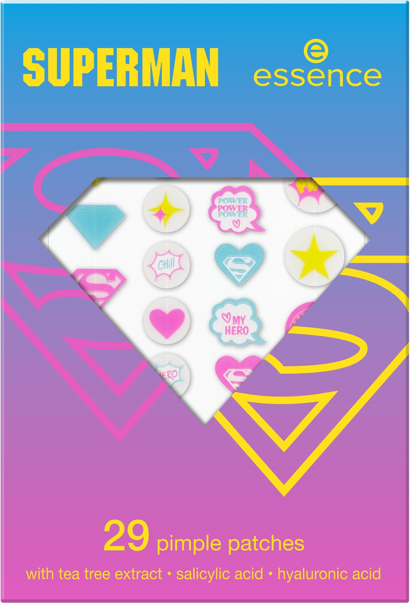 Essence Gesichtspflege »Superman pimple patches«, (Set, 3 tlg.)