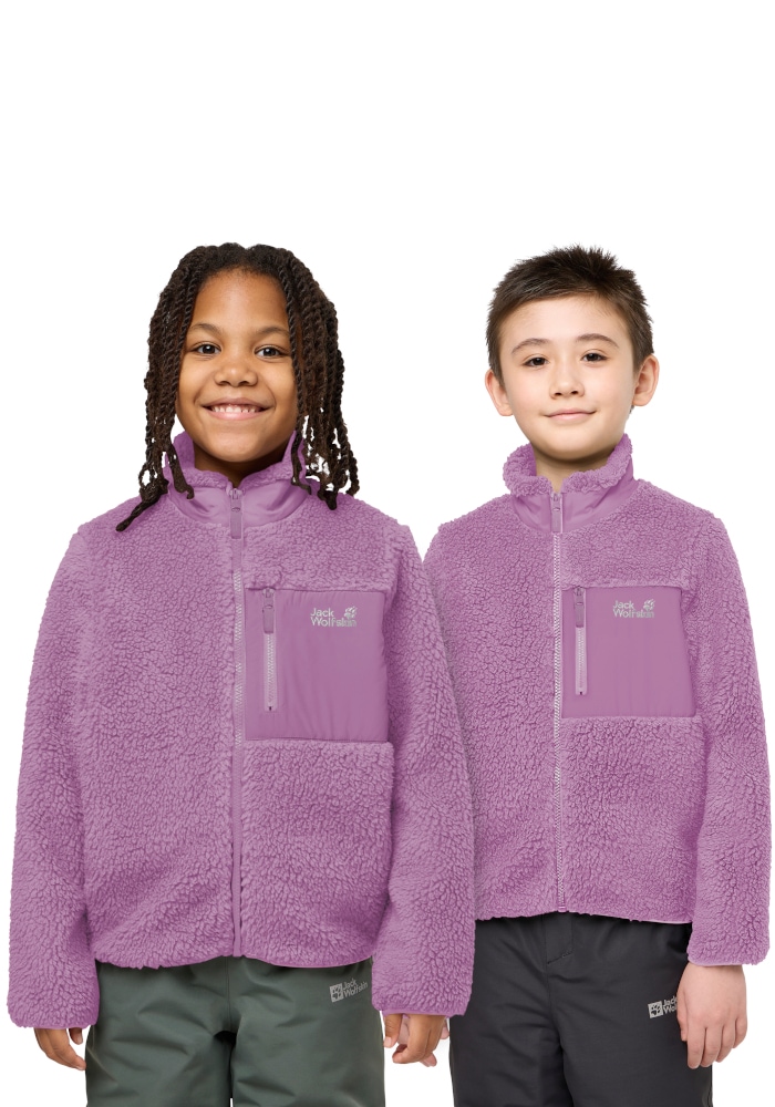 Jack Wolfskin Fleecejacke "ICE CURL JACKET K" Fleecejacke, kuschelig, warm und atmungsaktiv