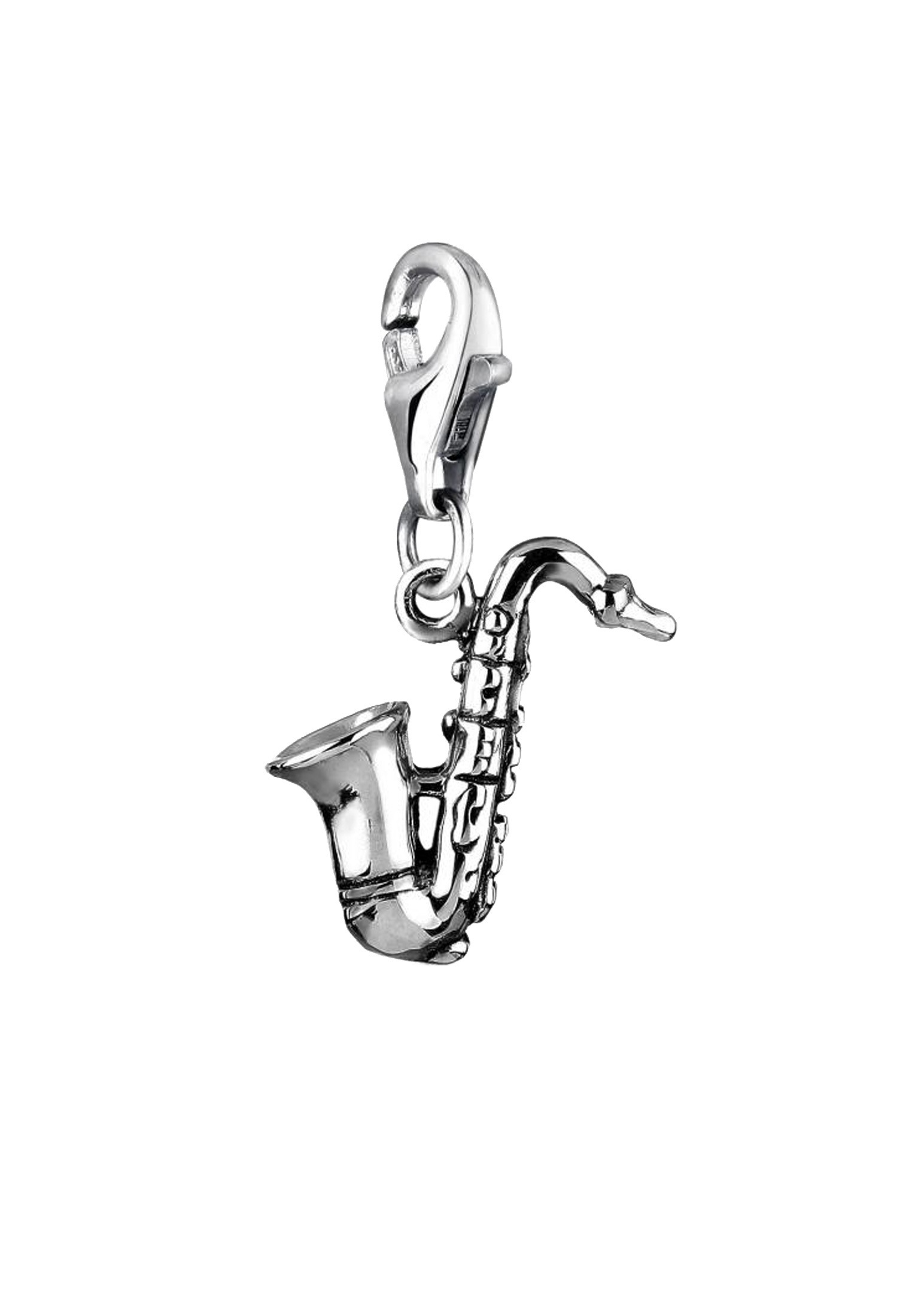 Nenalina Charm-Einhänger »Saxophon Symbol Musik Instrument 925 Silber«