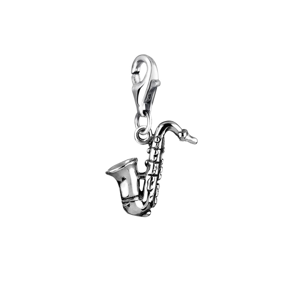 Nenalina Charm-Einhänger »Saxophon Symbol Musik Instrument 925 Silber«