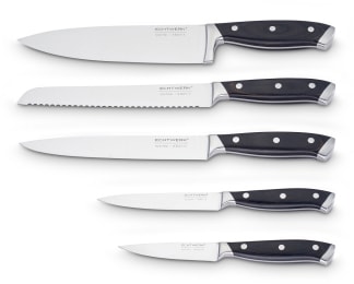 Küchenmesser-Set Messerblock, | Akazienholz, 6 BAUR Messerschärfer Inkl. aus tlg., Integriertem ECHTWERK