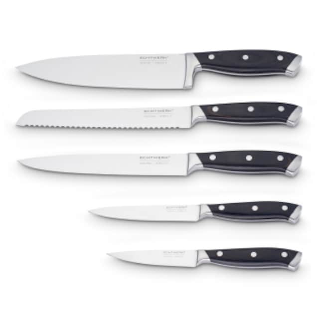 Küchenmesser-Set Messerblock, Akazienholz, BAUR Inkl. | 6 Integriertem Messerschärfer tlg., aus ECHTWERK