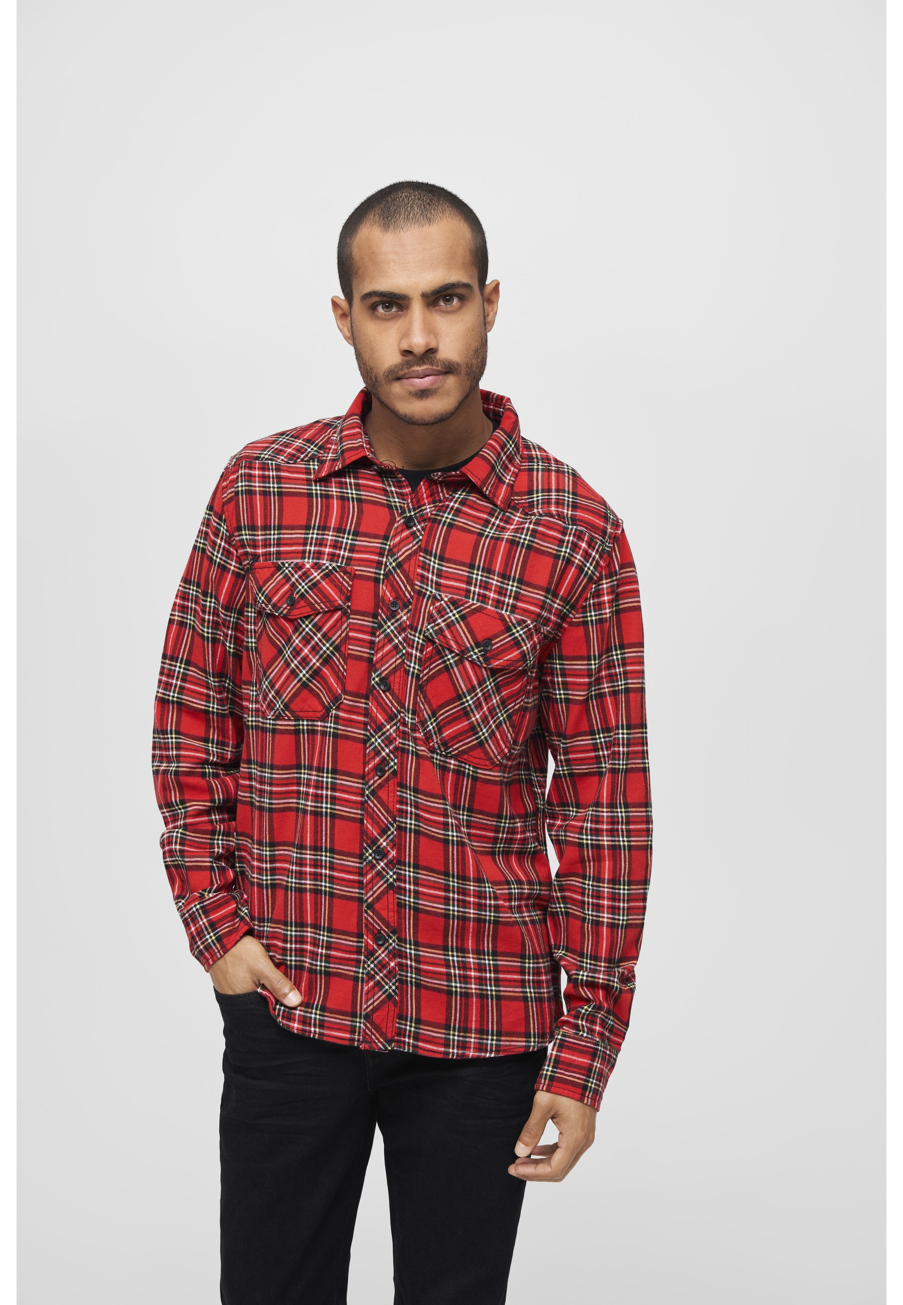 Brandit Langarmhemd »Brandit Herren Checked Shirt« 1