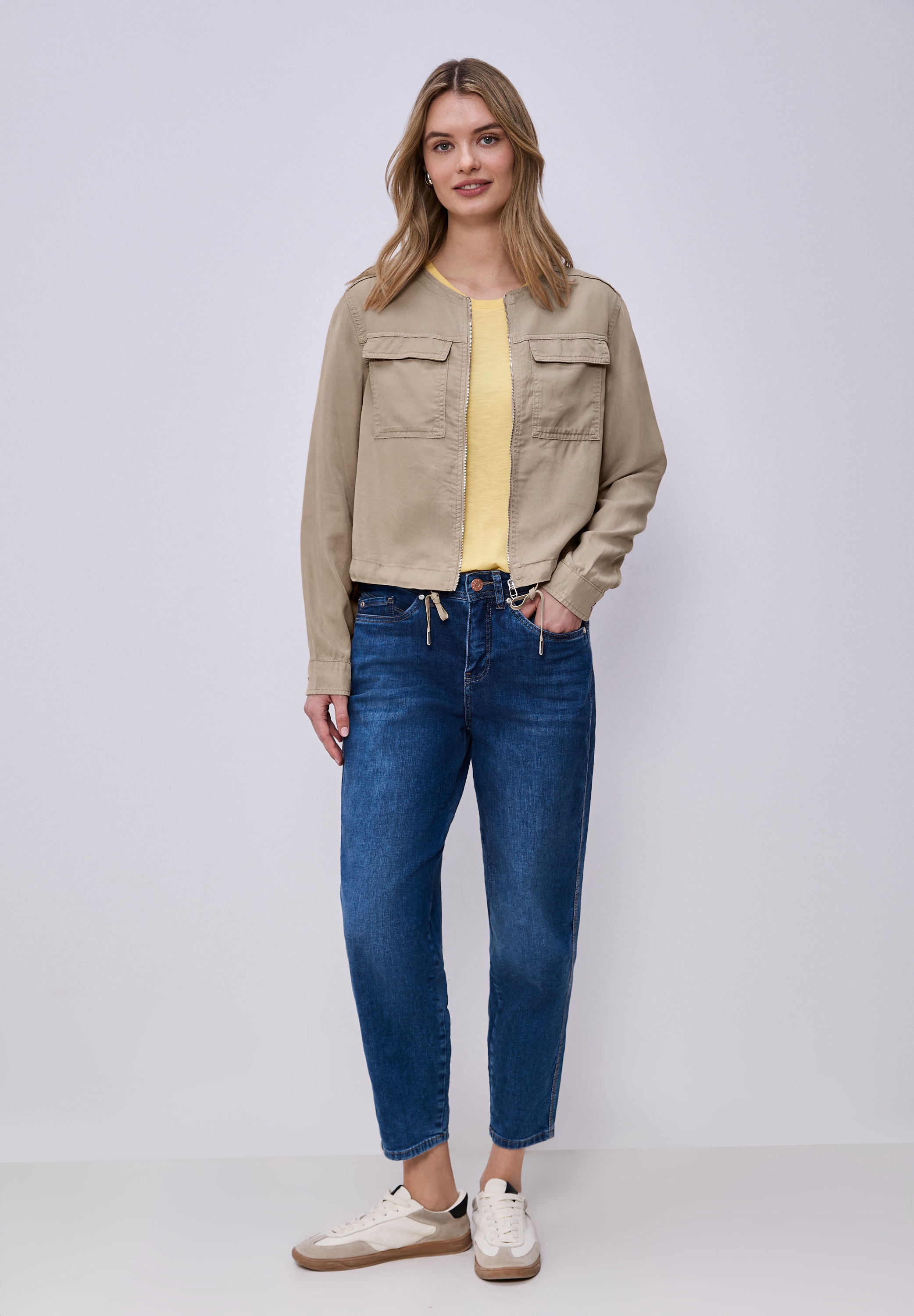 STREET ONE Kurzjacke ohne Kapuze mit Brusttasche