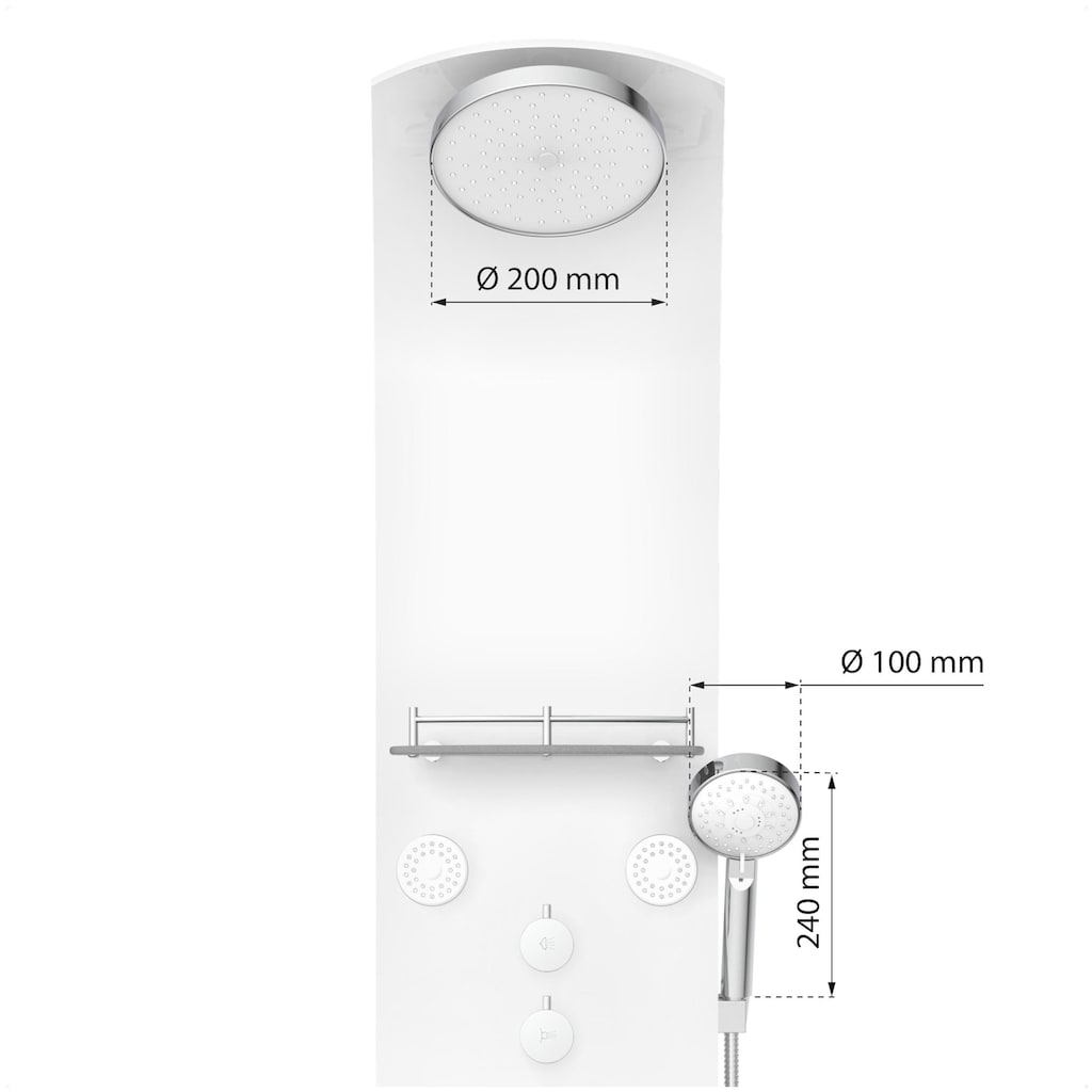 Eisl Duschsäule »KARIBIK«