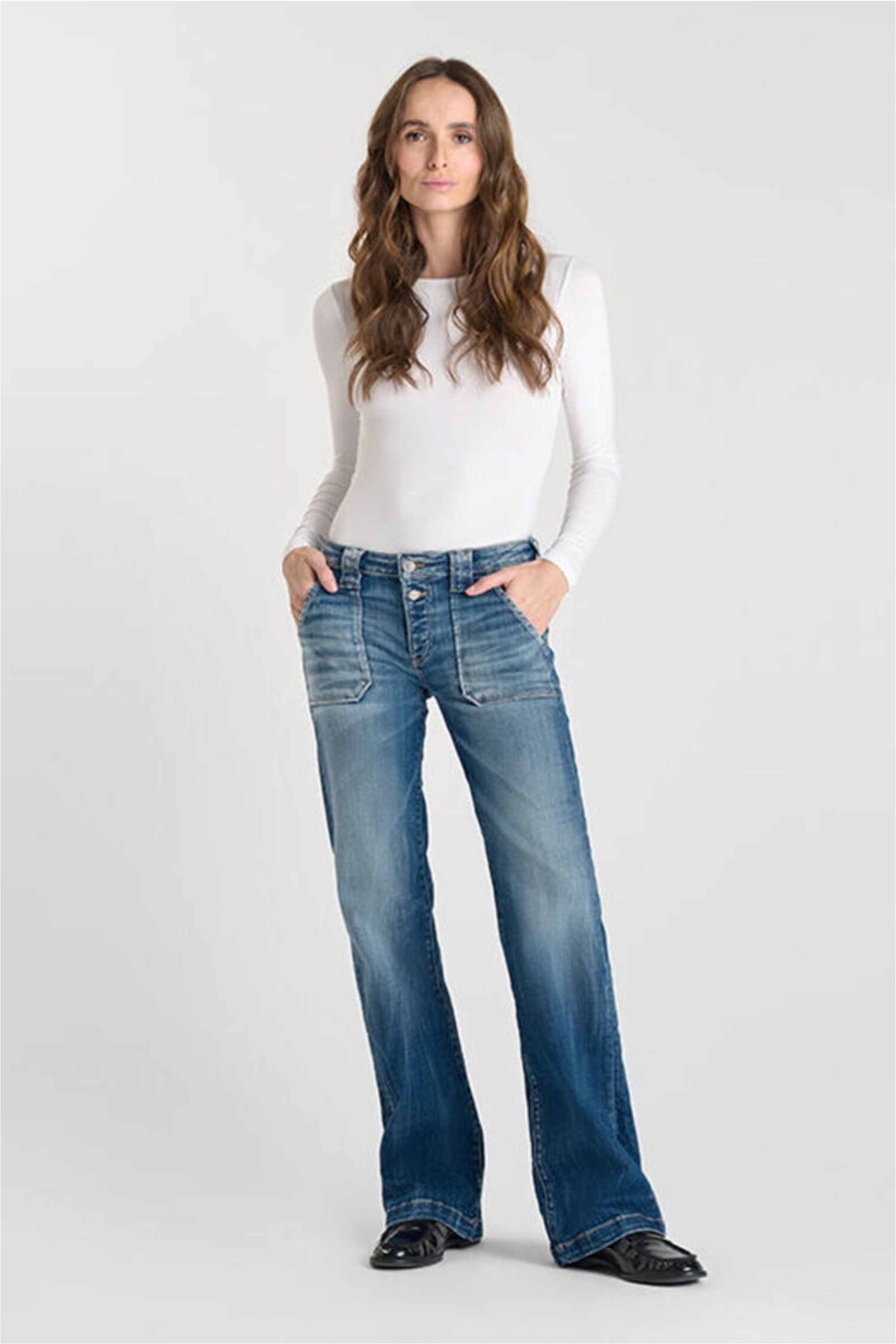 Le Temps Des Cerises Bequeme Jeans mit Boocut-Schnitt
