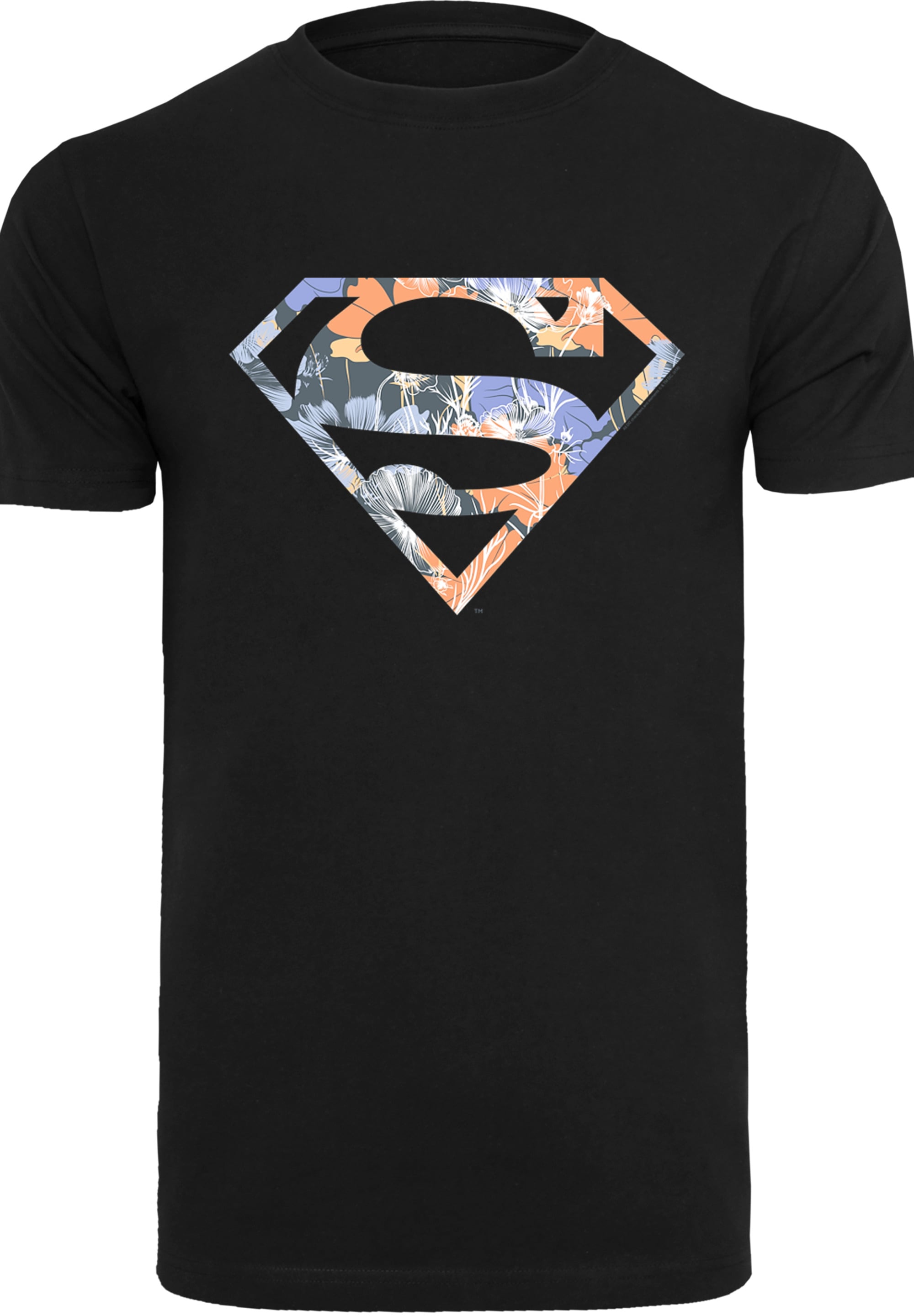 F4NT4STIC Kurzarmshirt "F4NT4STIC Herren Superman Floral Logo 2 with T-Shir günstig online kaufen