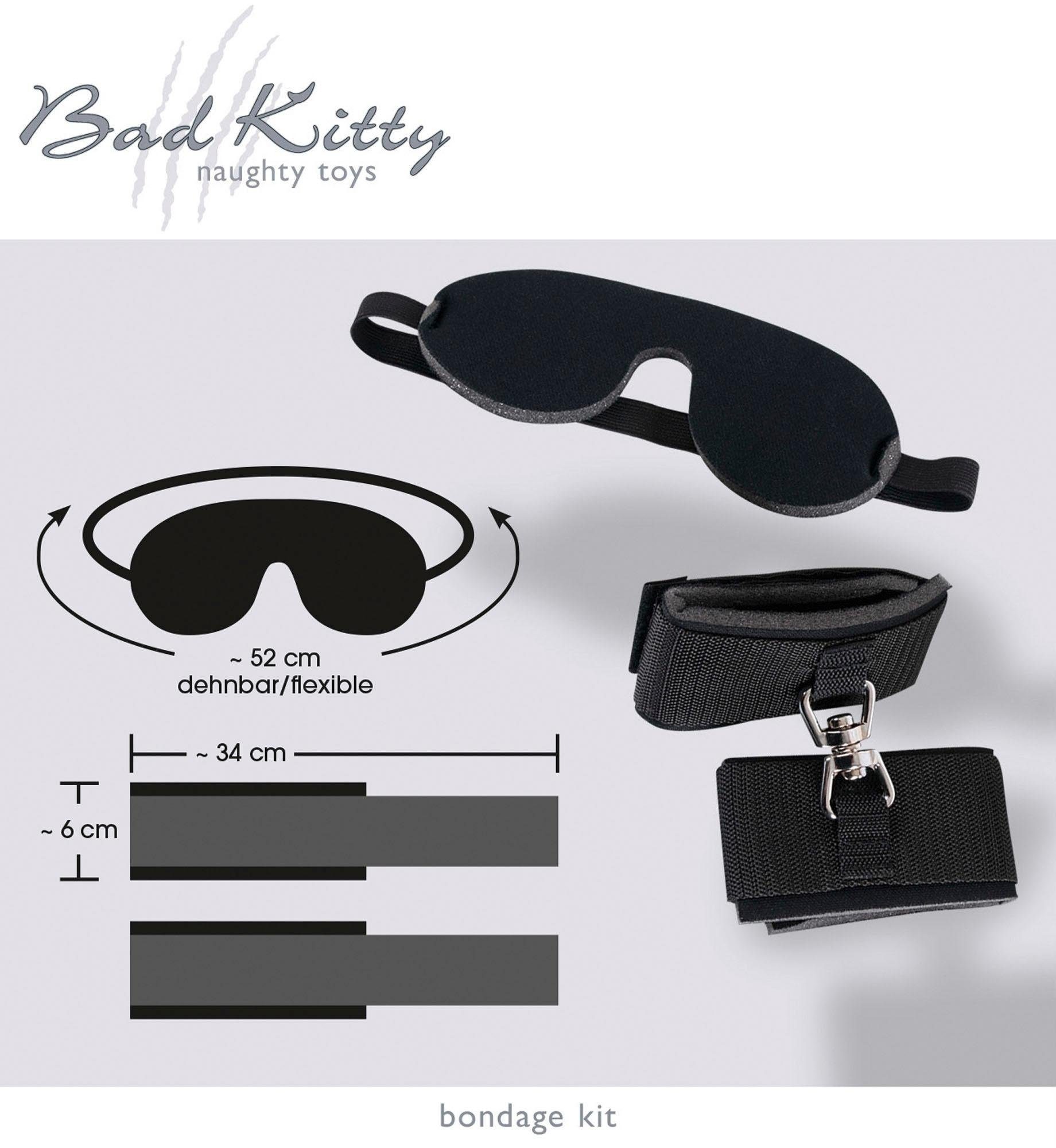 Bad Kitty Handfesseln »BK Bondage Kit«, (2 tlg.)