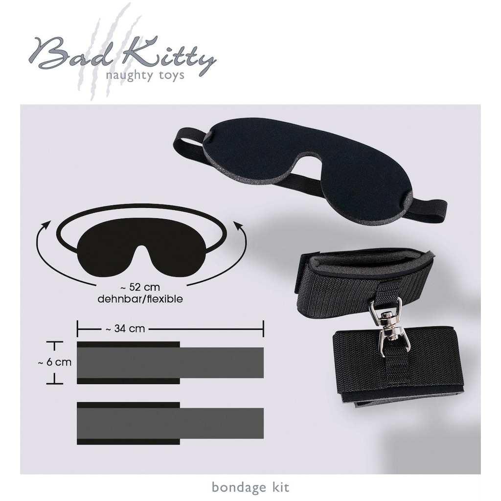 Bad Kitty Handfesseln »BK Bondage Kit«, (2 tlg.)