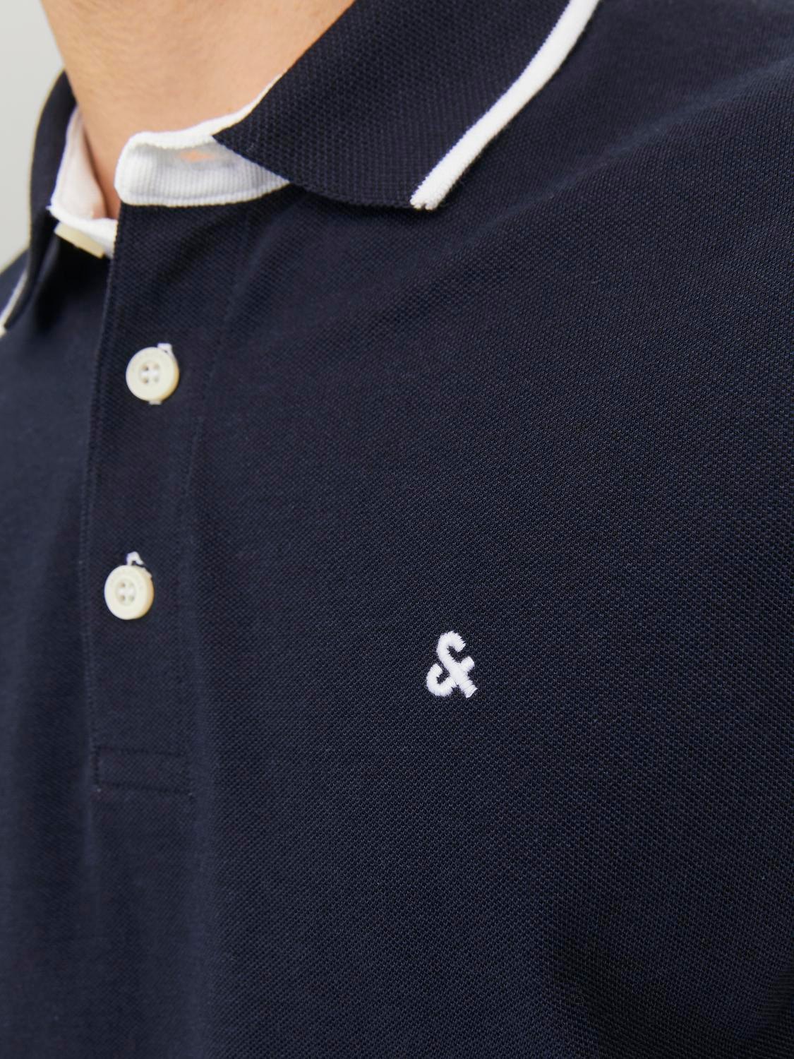 Jack & Jones Poloshirt "JJEPAULOS POLO SS NOOS", mit Logo Stickerei günstig online kaufen