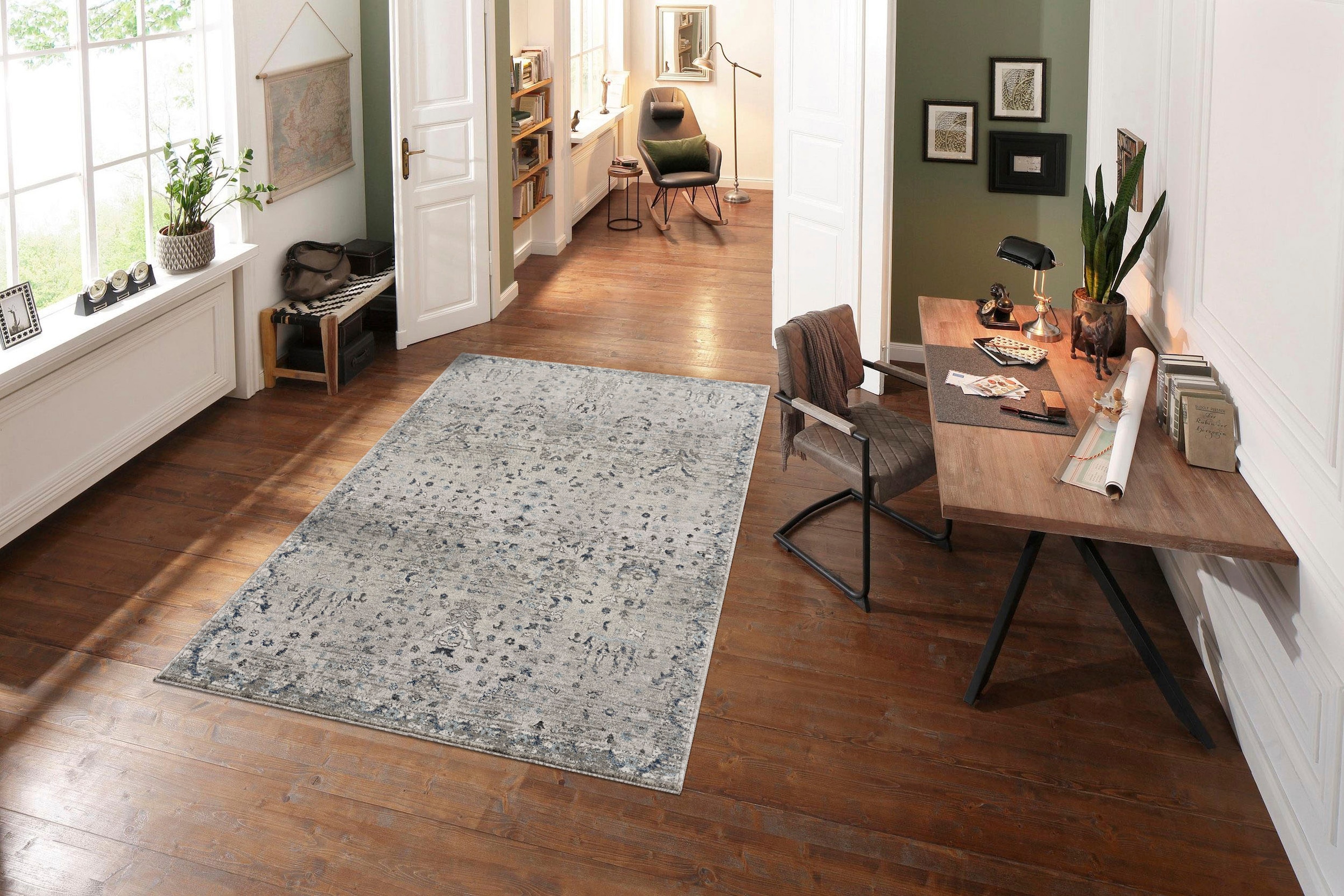 Home affaire Teppich mit | Bordüre, Orient-Design, Teppich Vintage »Clovis«, BAUR rechteckig, im