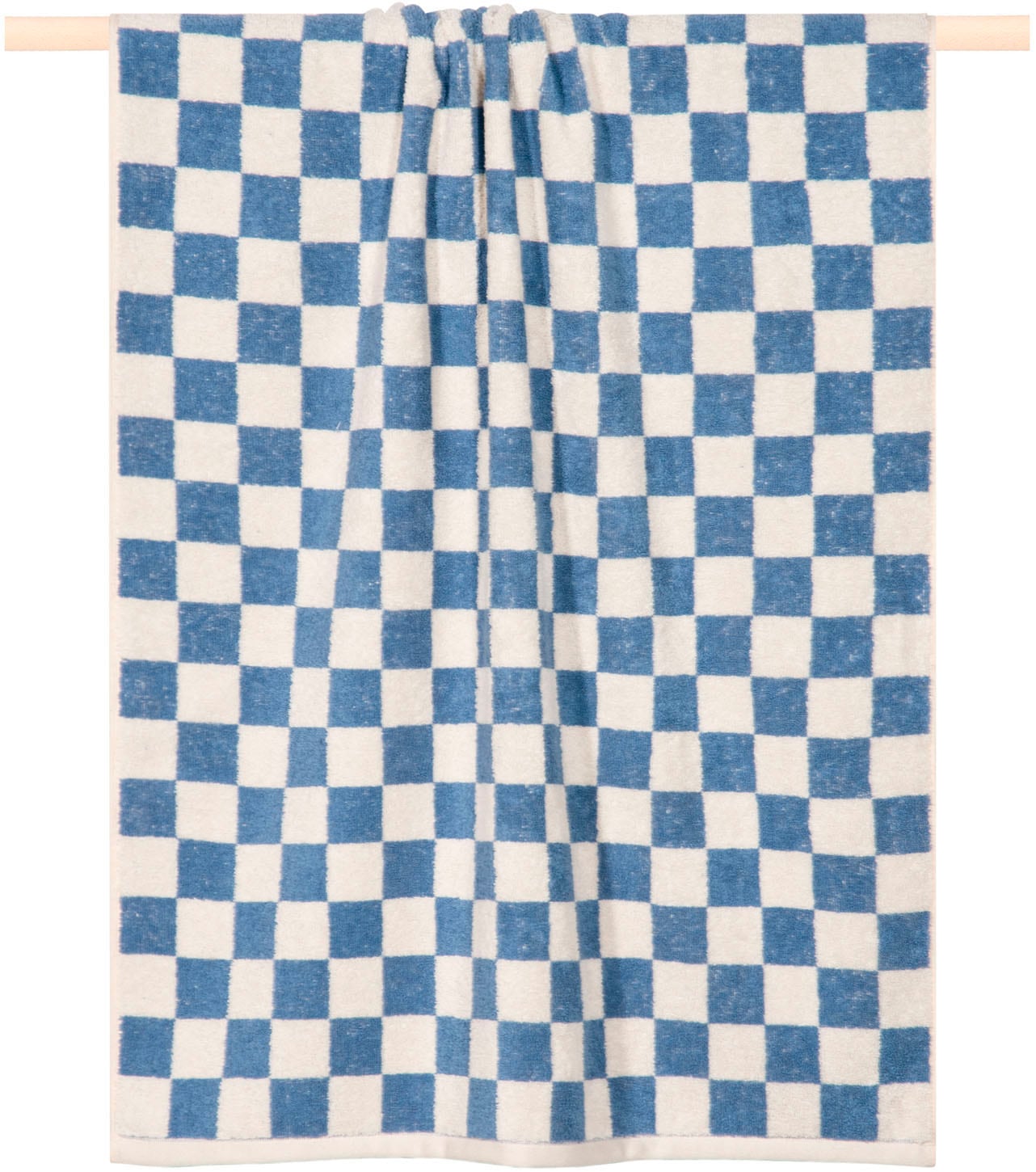 PAD Strandtuch "CHESS, 100x180 cm" Made in Europe, 100% Baumwolle, modernes Karo Design