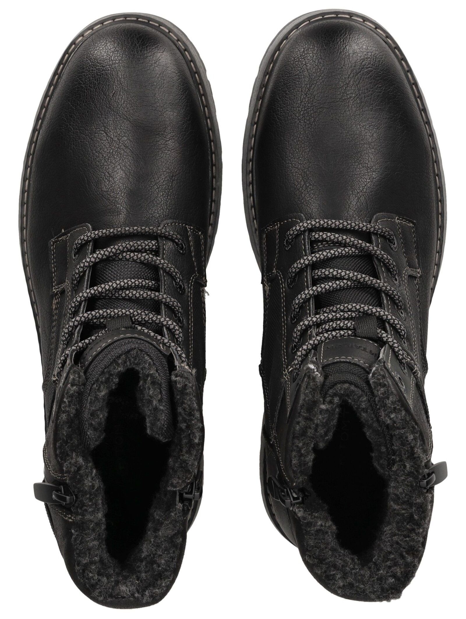 TOM TAILOR Schnürstiefelette »Tom Tailor Stiefelette Lederimitat/Textil«