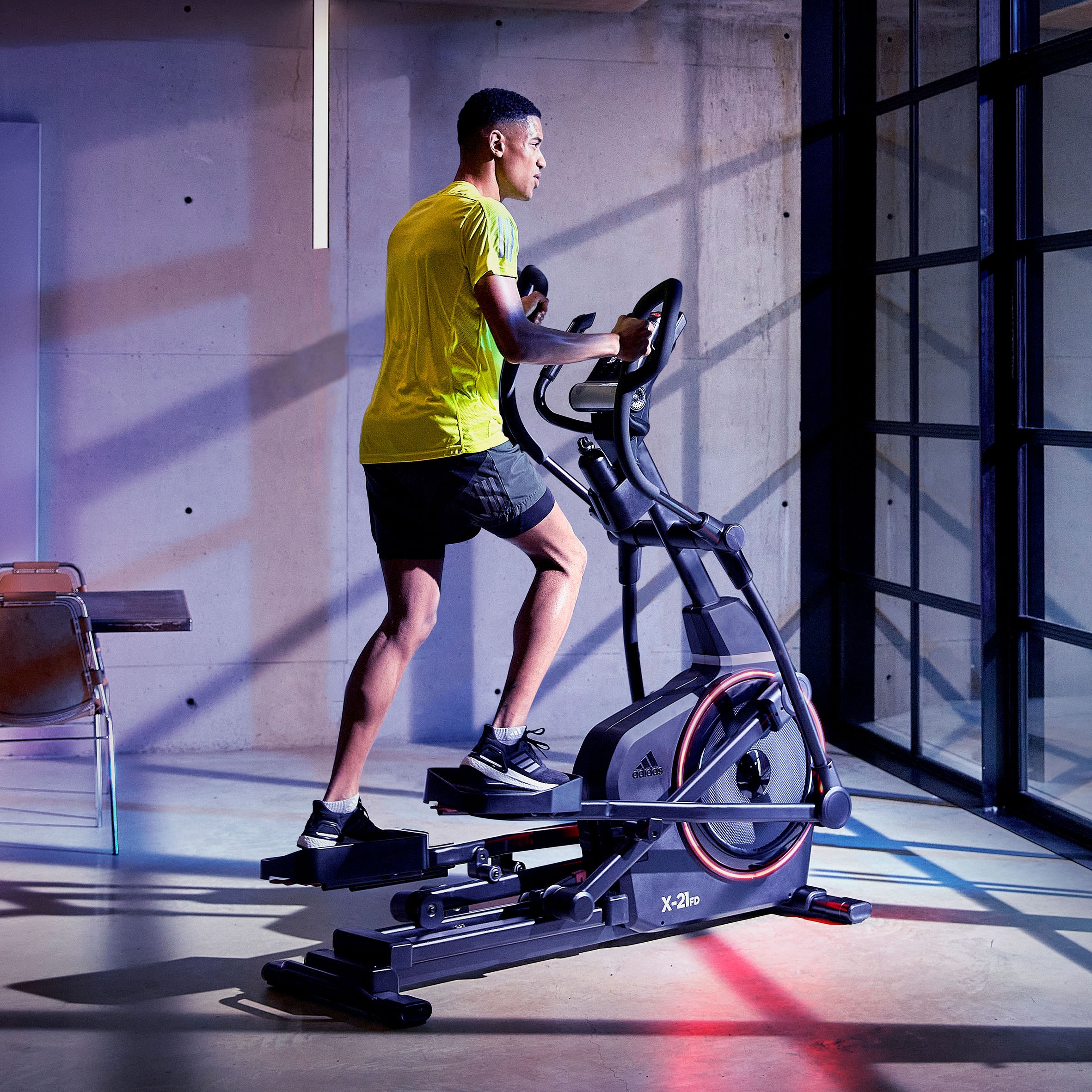 adidas Performance Ellipsentrainer-Ergometer »X-21FD«, (mit Höhen-Niveau-Regulierung)